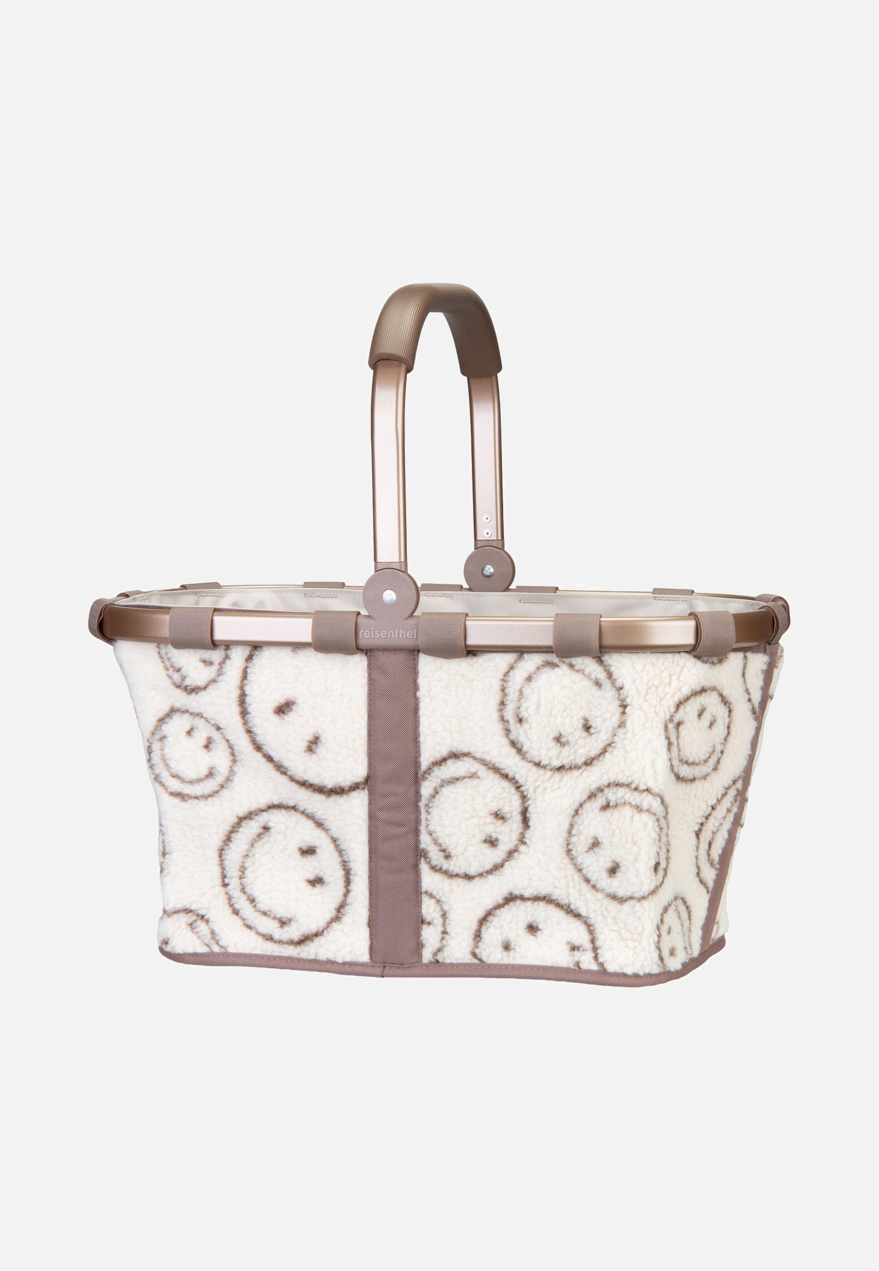 reisenthel Carrybag Smiley® Teddy Chocolate Shopping Basket