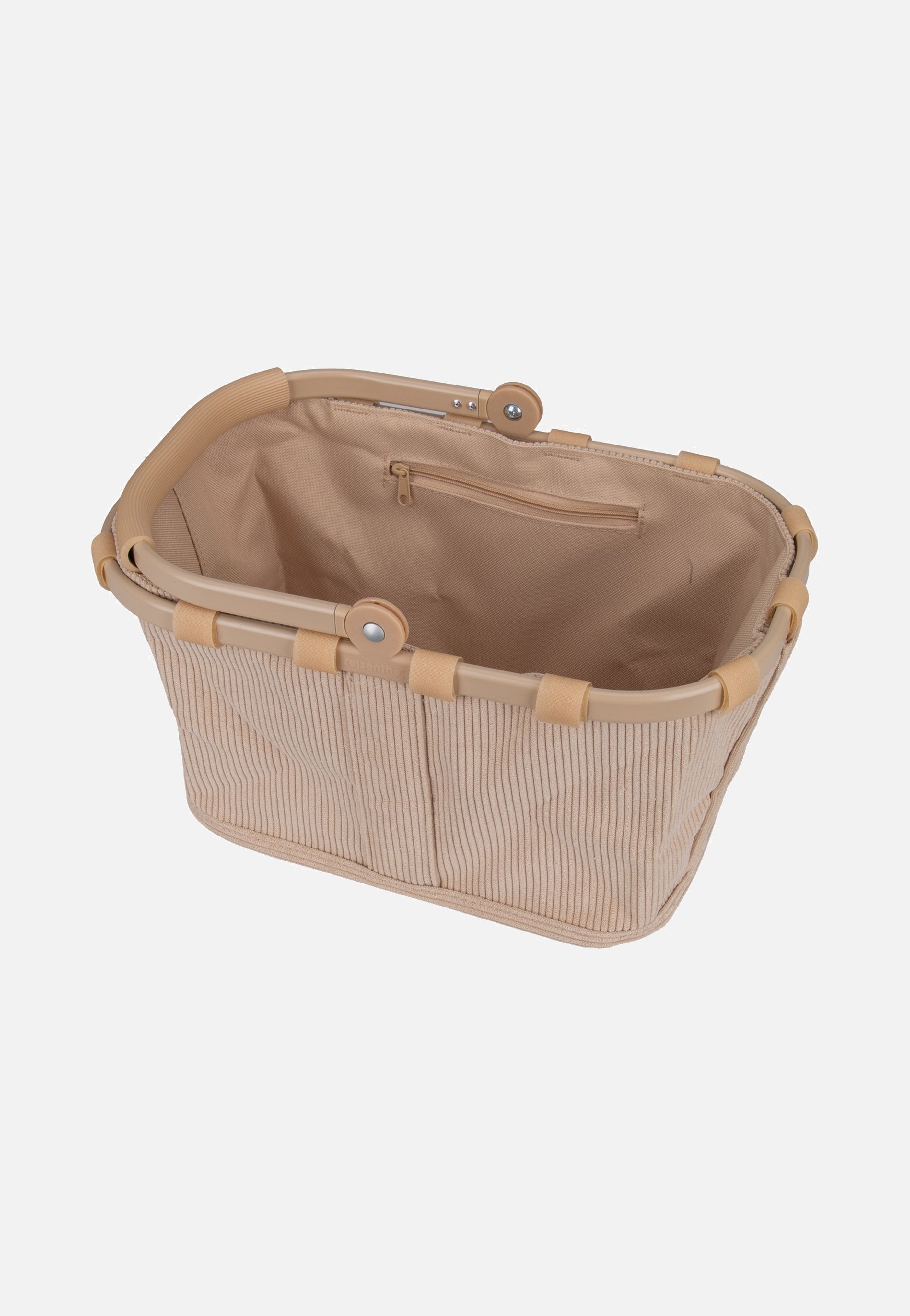 reisenthel Carrybag XS Frame Cord Sand Shopping Basket