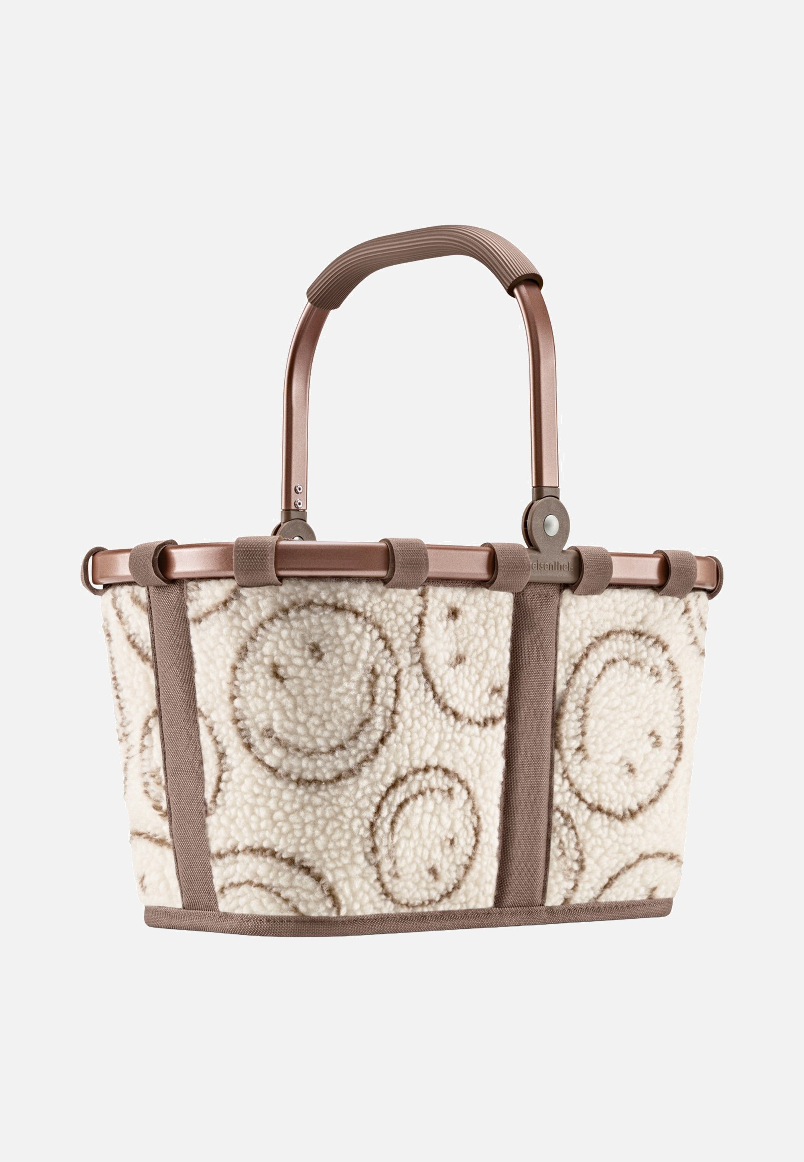 reisenthel Carrybag XS Smiley® Teddy Chocolate Shopping Basket