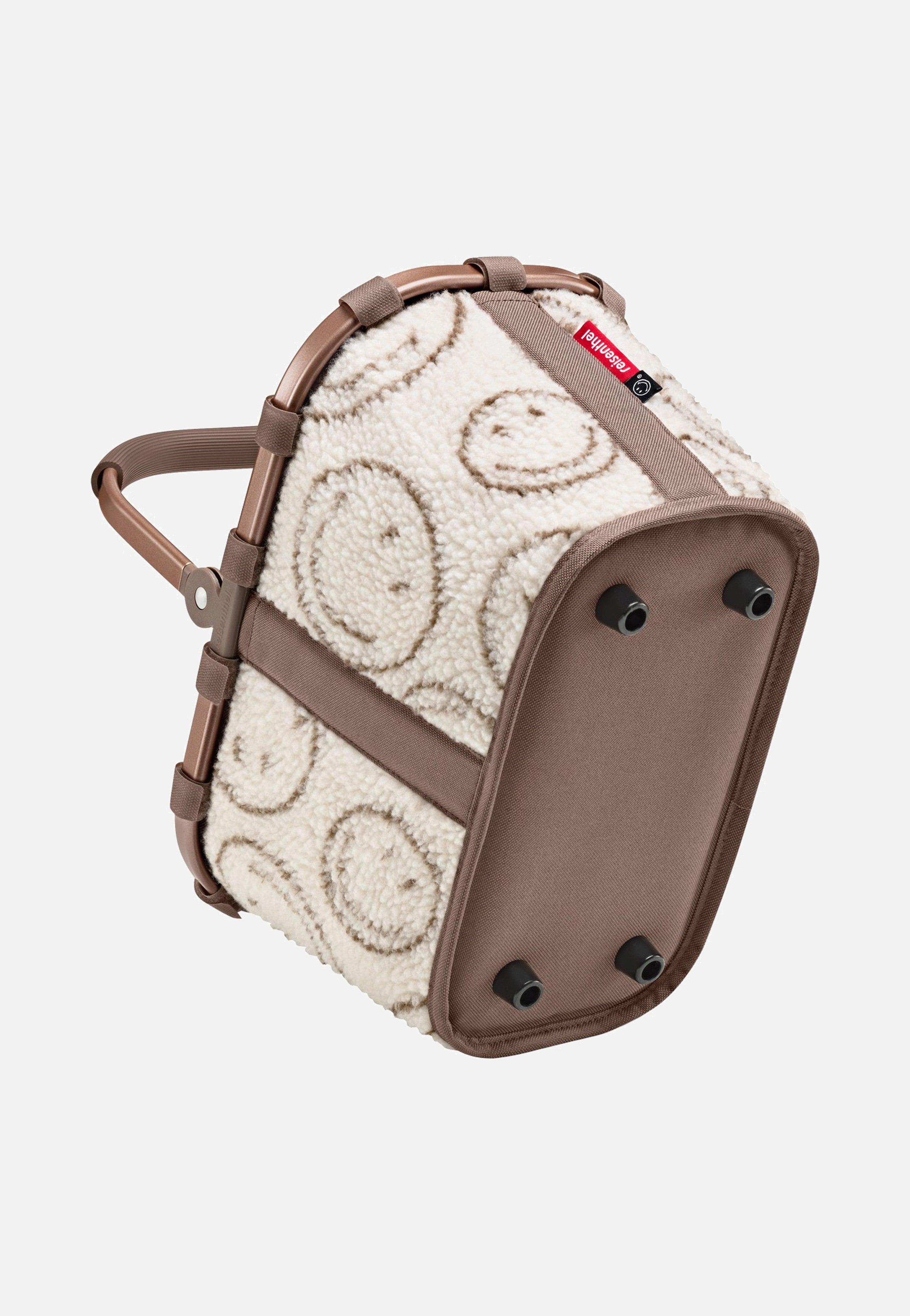 reisenthel Carrybag XS Smiley® Teddy Chocolate Shopping Basket