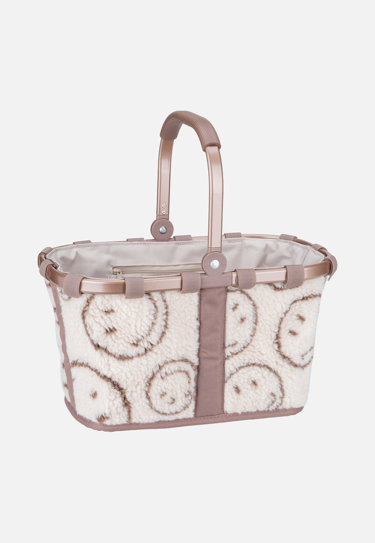 reisenthel Carrybag XS Smiley® Teddy Chocolate Shopping Basket