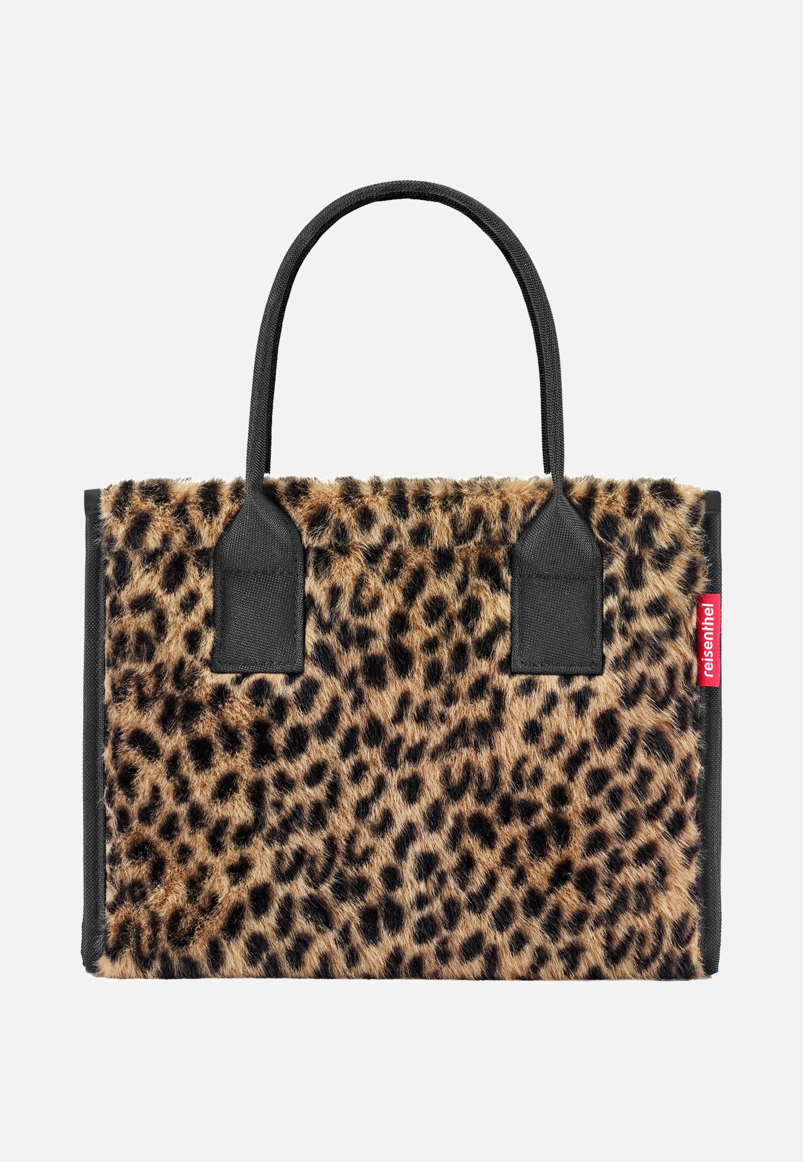 reisenthel Daily Shopper XS Leo Fake Fur Tote Bag