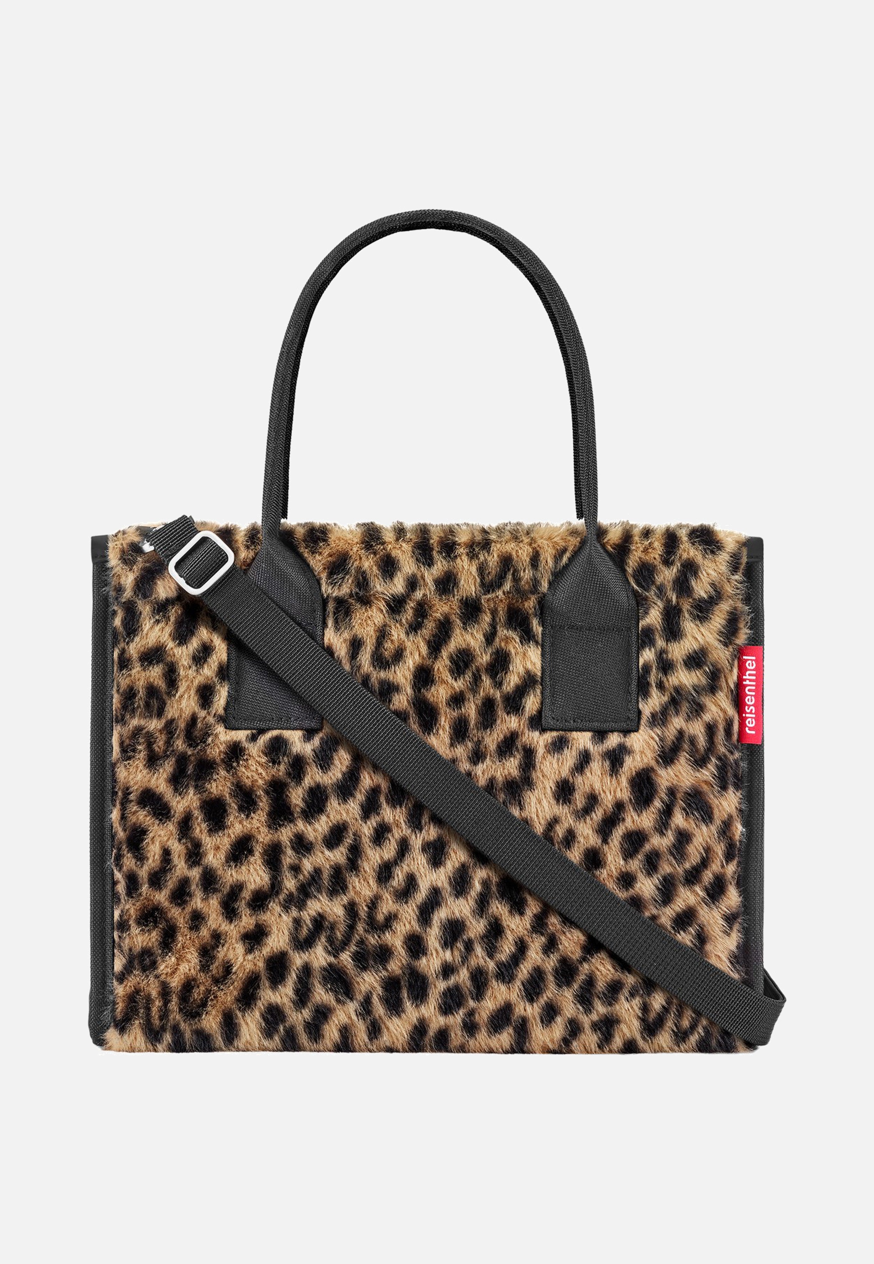 reisenthel Daily Shopper XS Leo Fake Fur Tote Bag