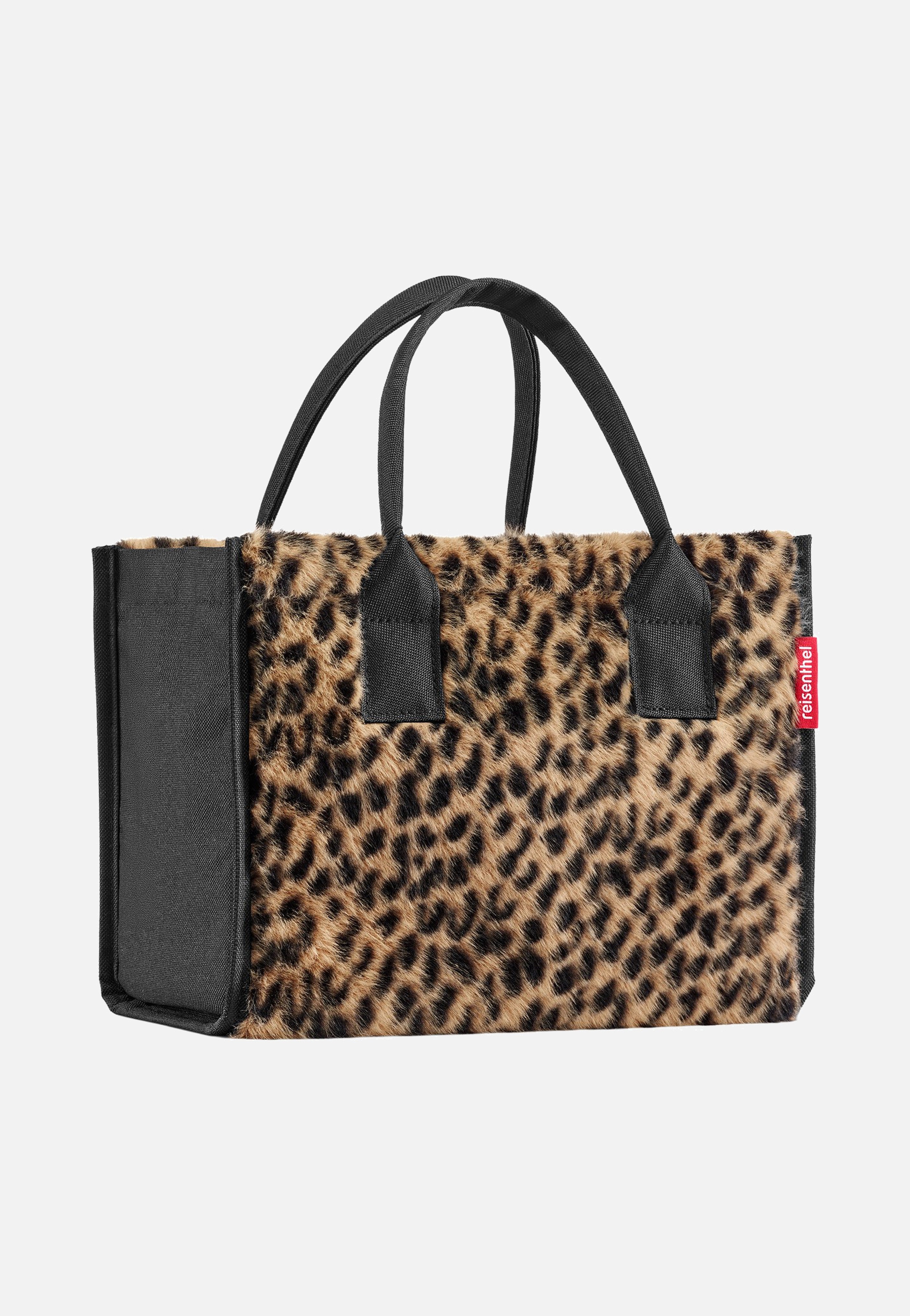 reisenthel Daily Shopper XS Leo Fake Fur Tote Bag