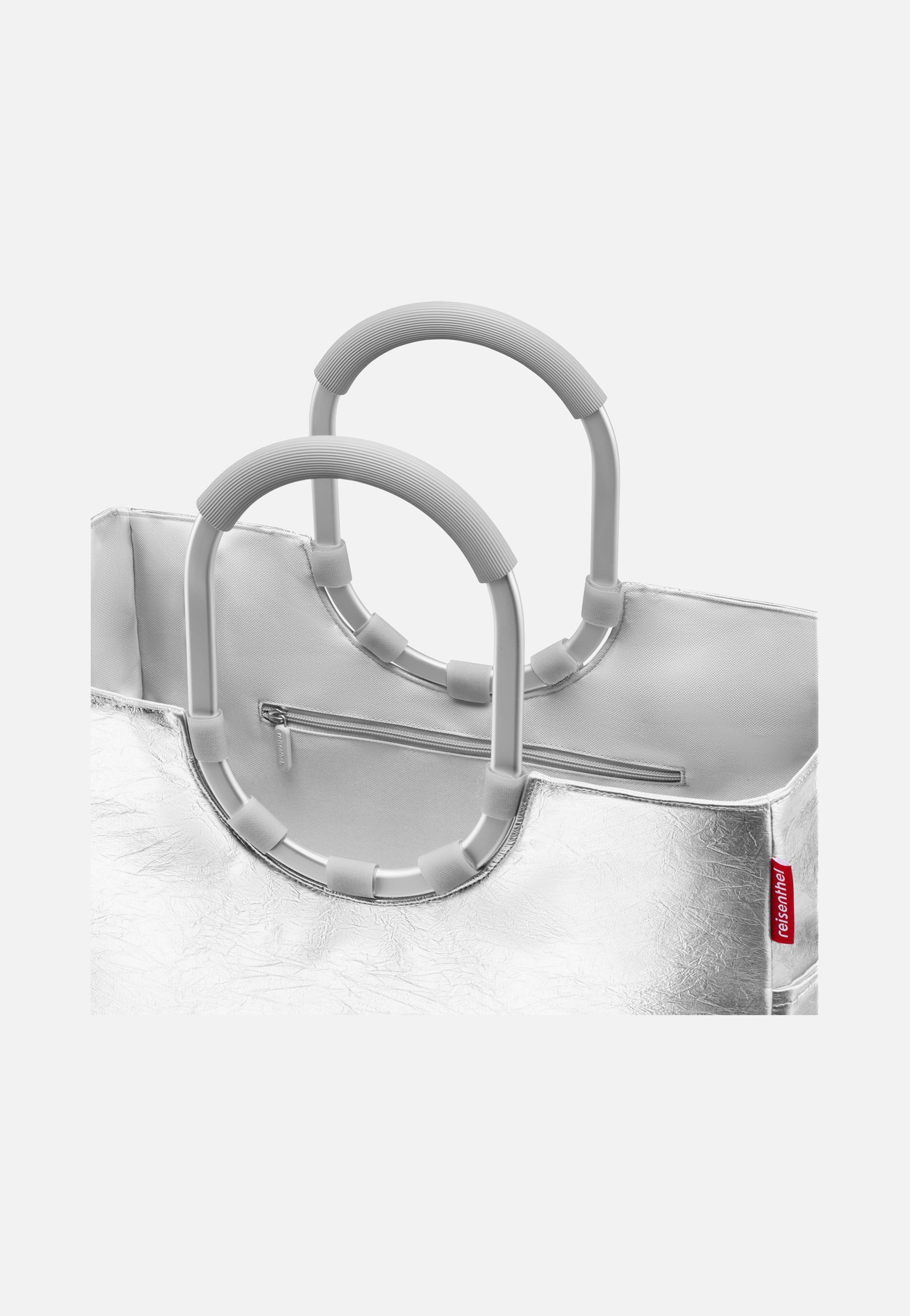 reisenthel Loopshopper L Silver Crackle Shopping Basket