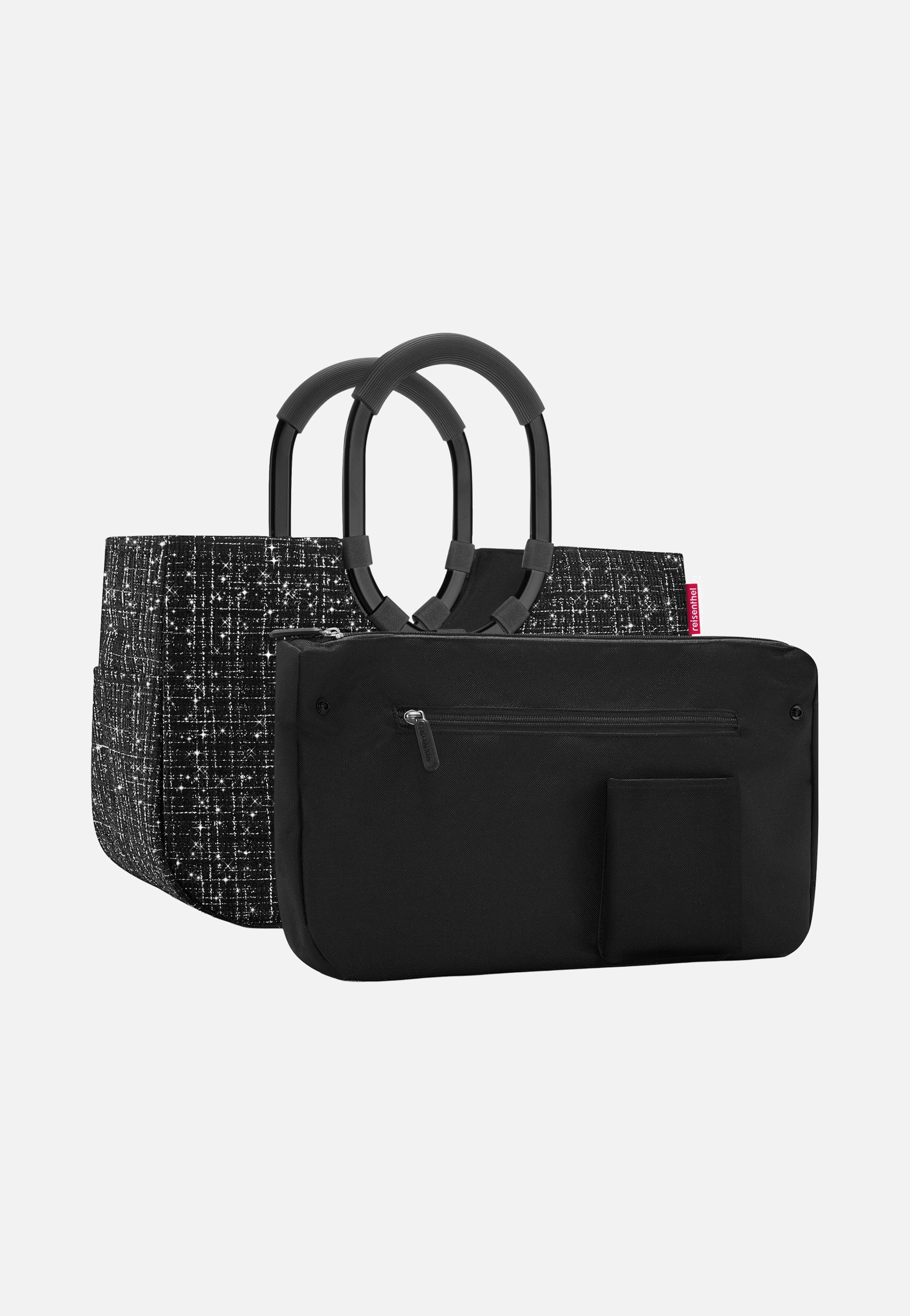 reisenthel Loopshopper M Bouclé Black Winkelmandje