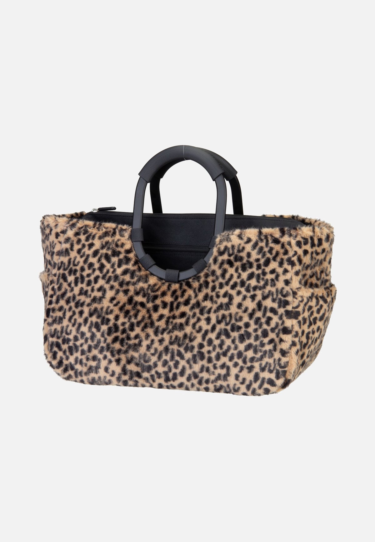 reisenthel Loopshopper M Leo Fake Fur Shopping Basket