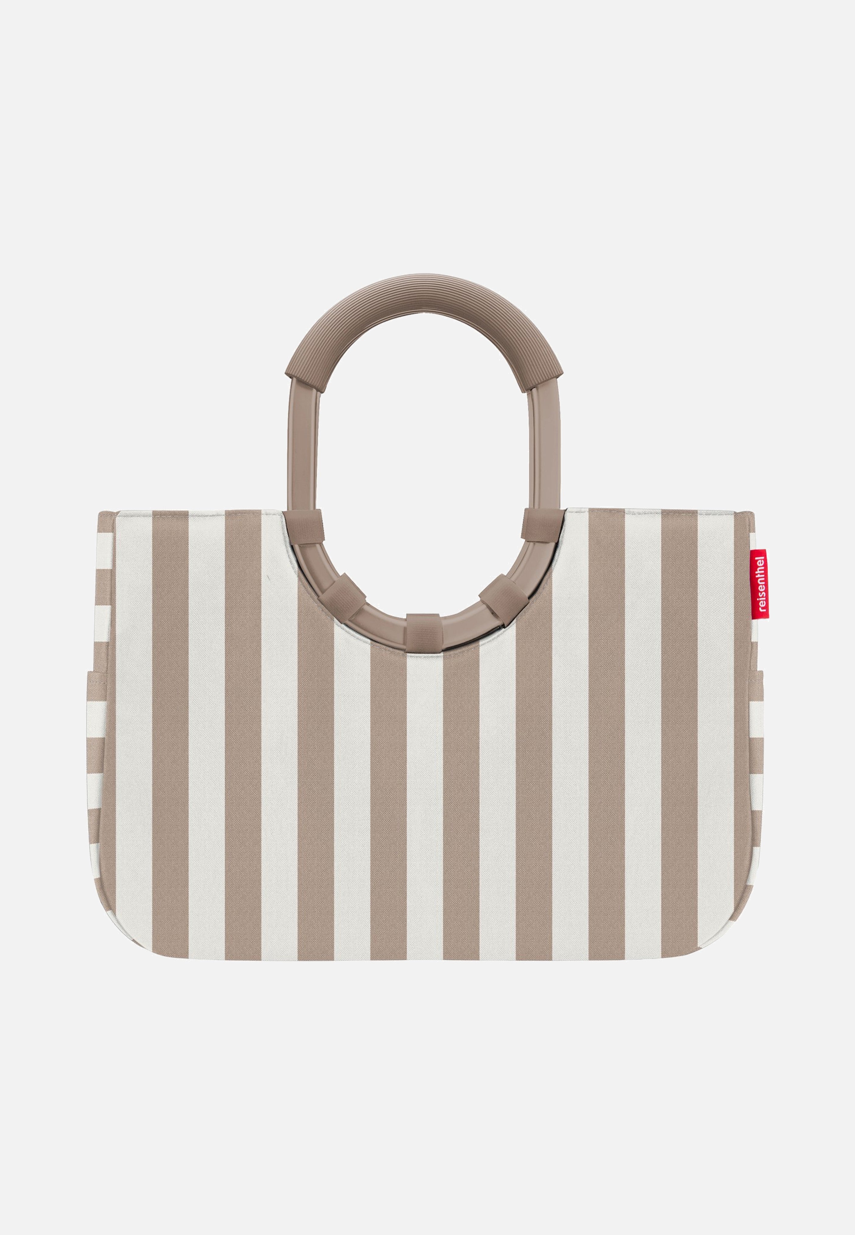 reisenthel - Loopshopper M Summerstripes Coffee - Shopping Basket | Neutral-Image