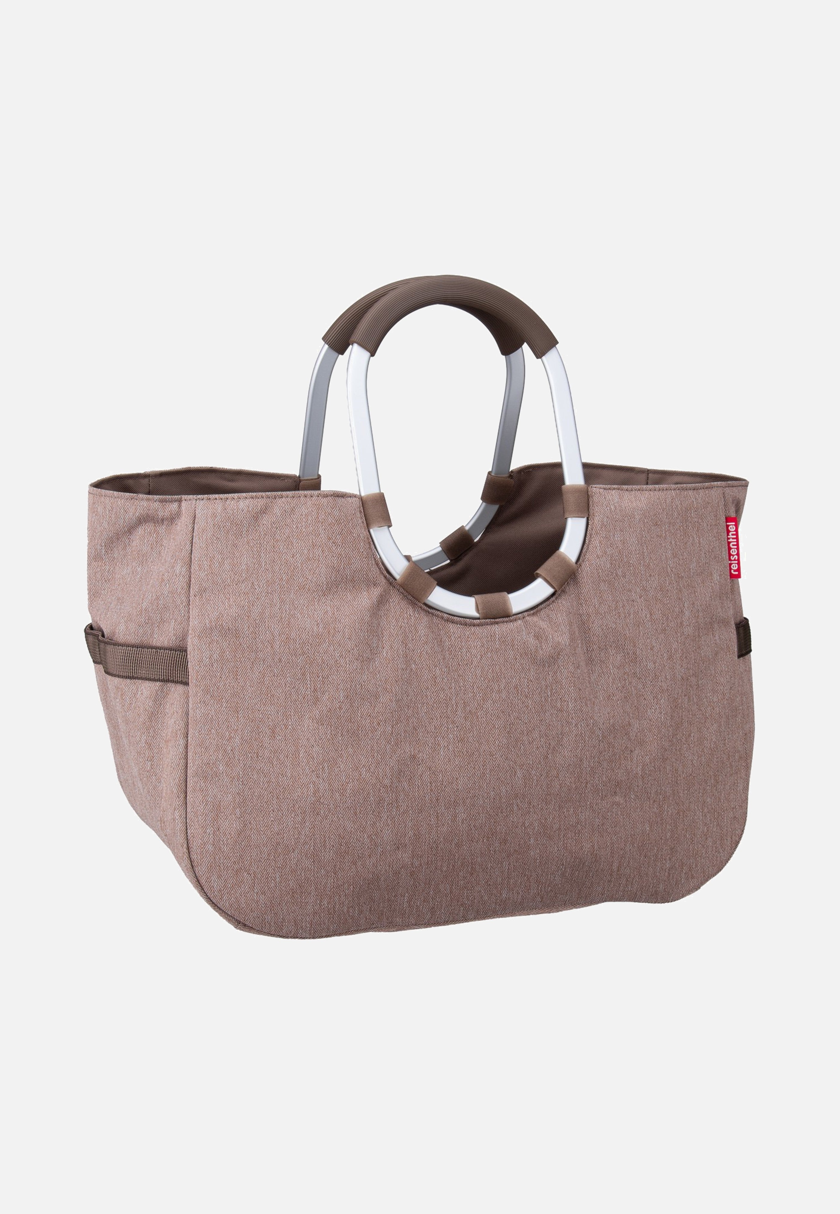 reisenthel - loopshopper L Herringbone Mokka - Shopping Basket | Neutral-Image