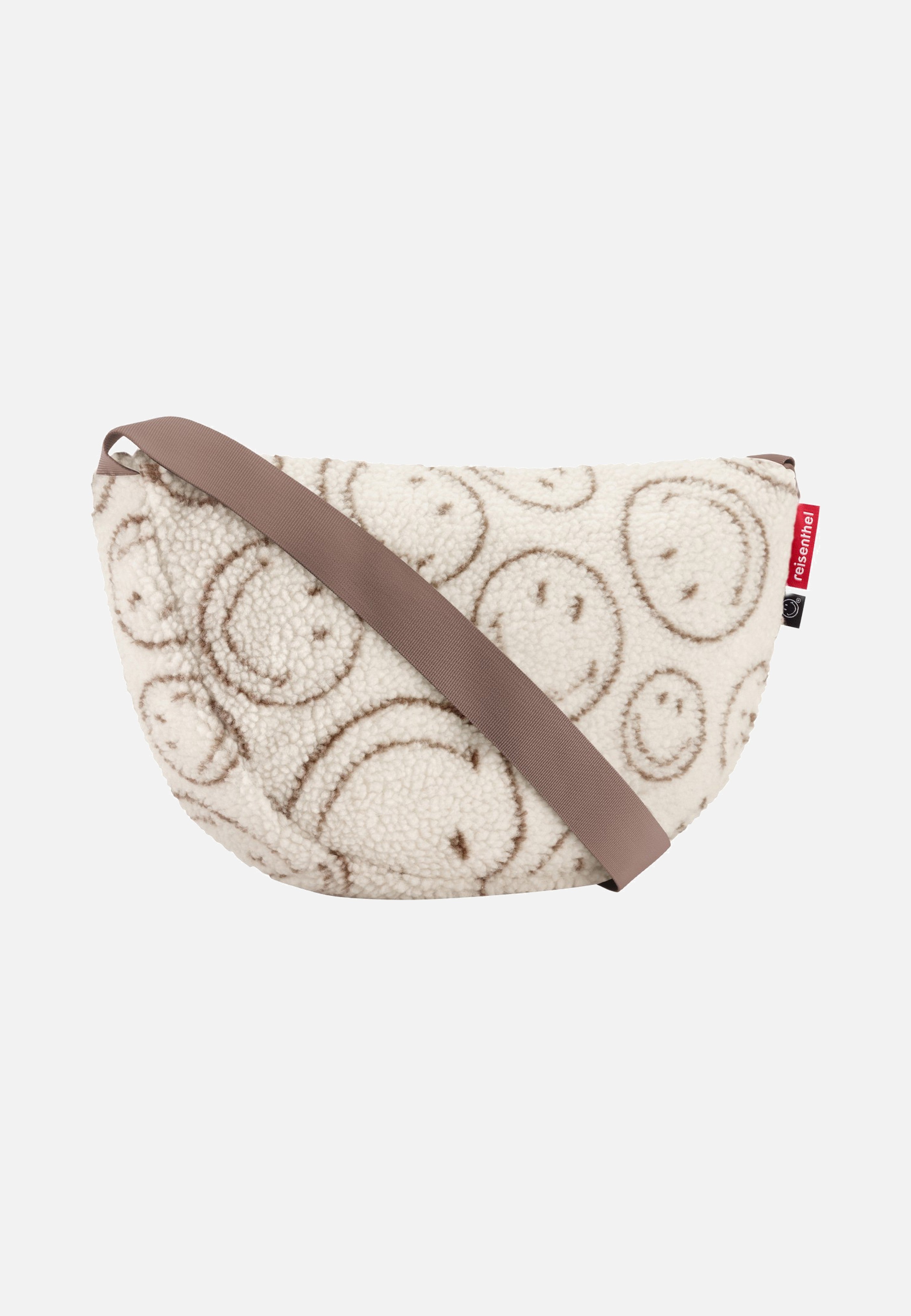 reisenthel Moonbag S Smiley® Teddy Chocolate Borsa a tracolla