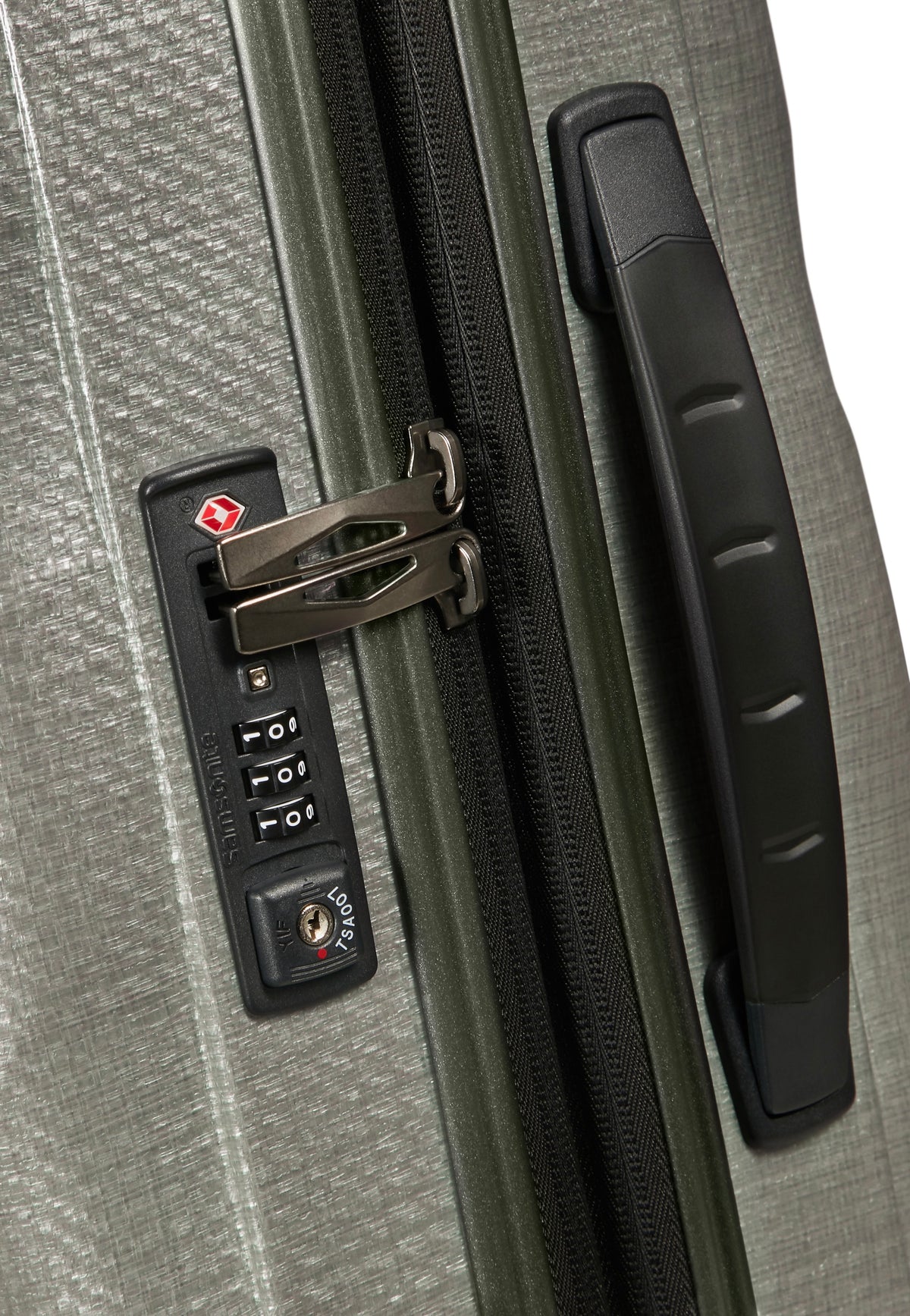 Samsonite C-Lite Spinner 55/20 Exp Metallic Green Valise