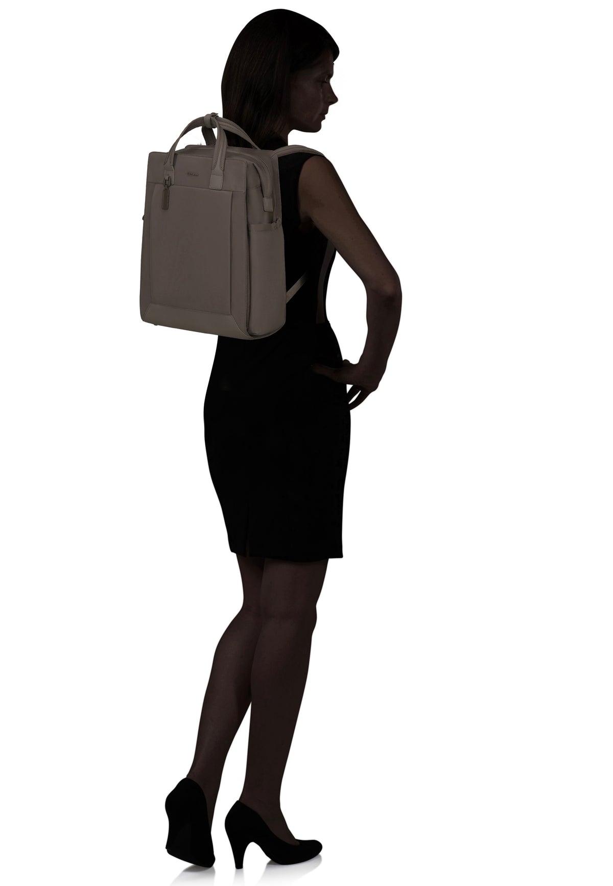 Samsonite Laptop Backpack 14.1" Dark Taupe Mochila