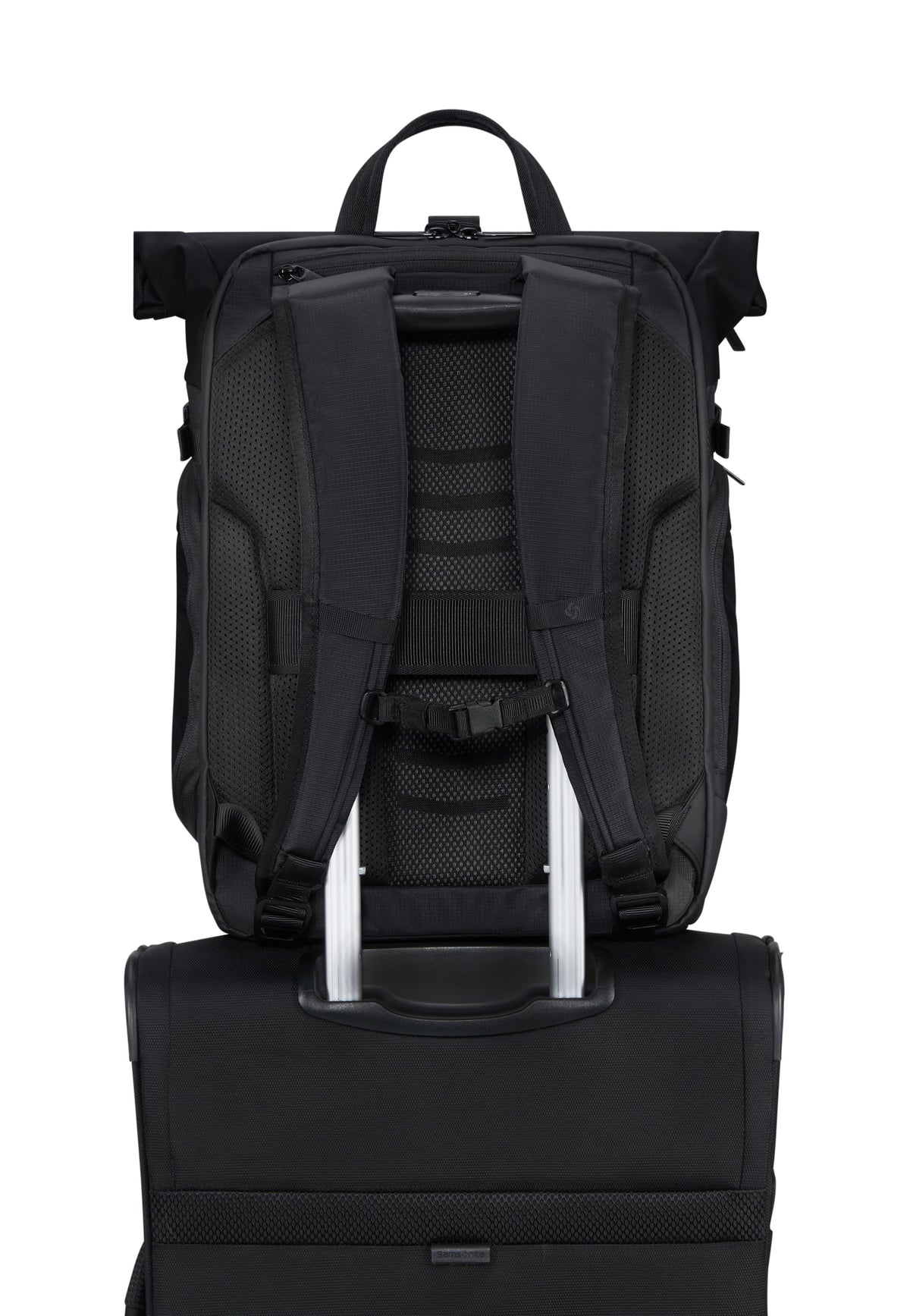 Samsonite Biz2Go 2.0 Rolltop 15.6" Black Rolltop Backpack