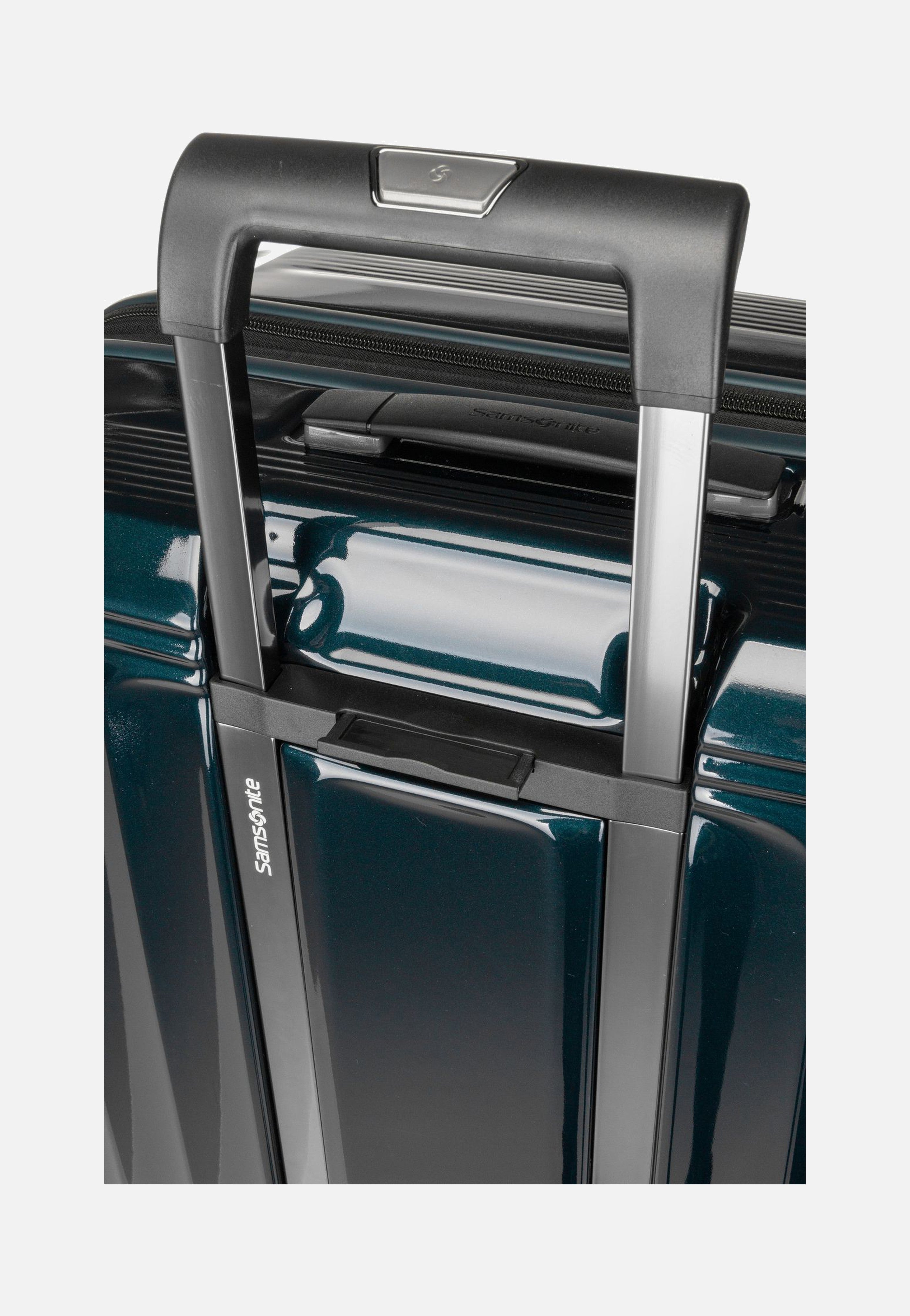 Samsonite Nuon Spinner 75 EXP Metallic Dark Blue Suitcase