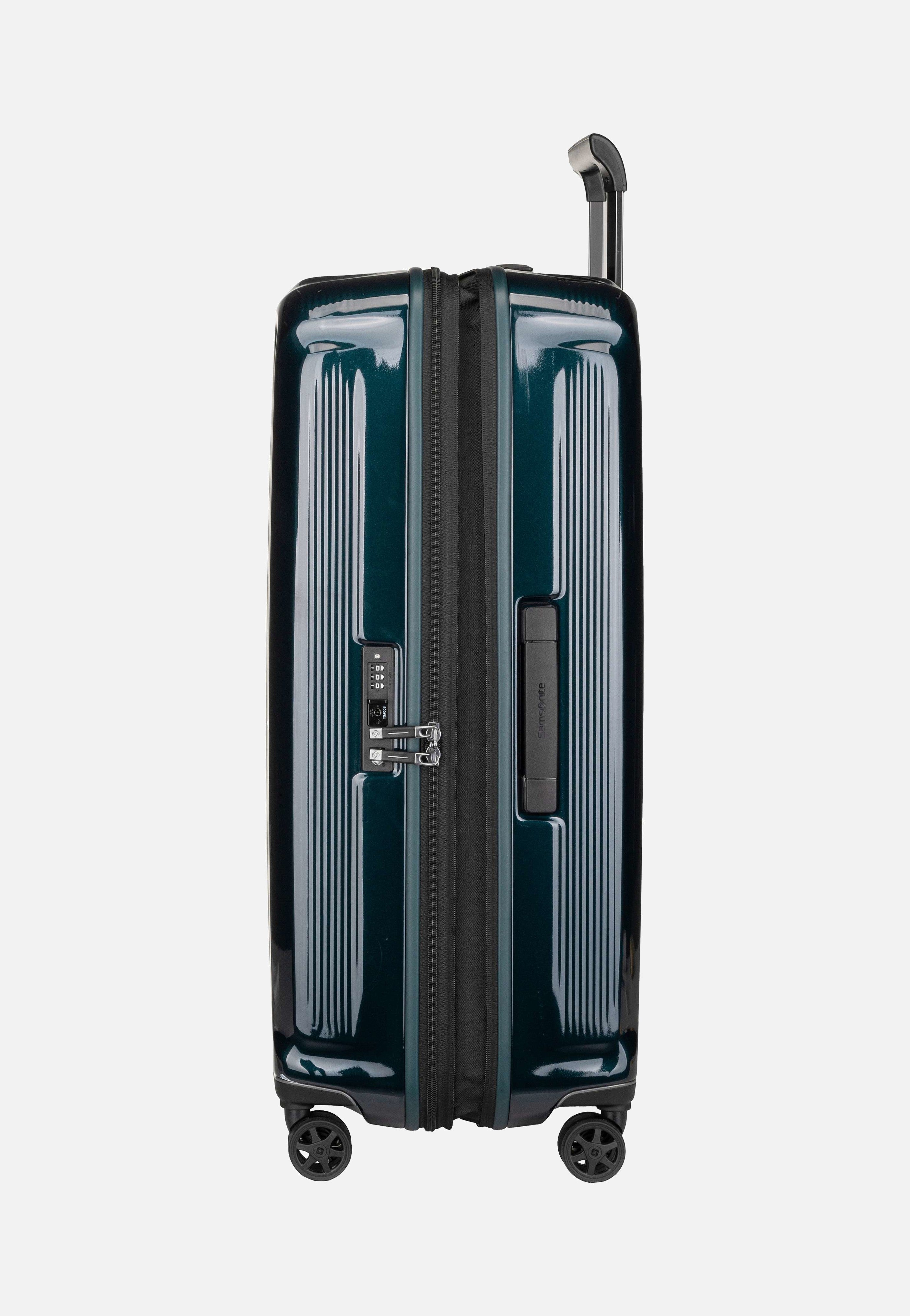 Samsonite Nuon Spinner 75 EXP Metallic Dark Blue Suitcase