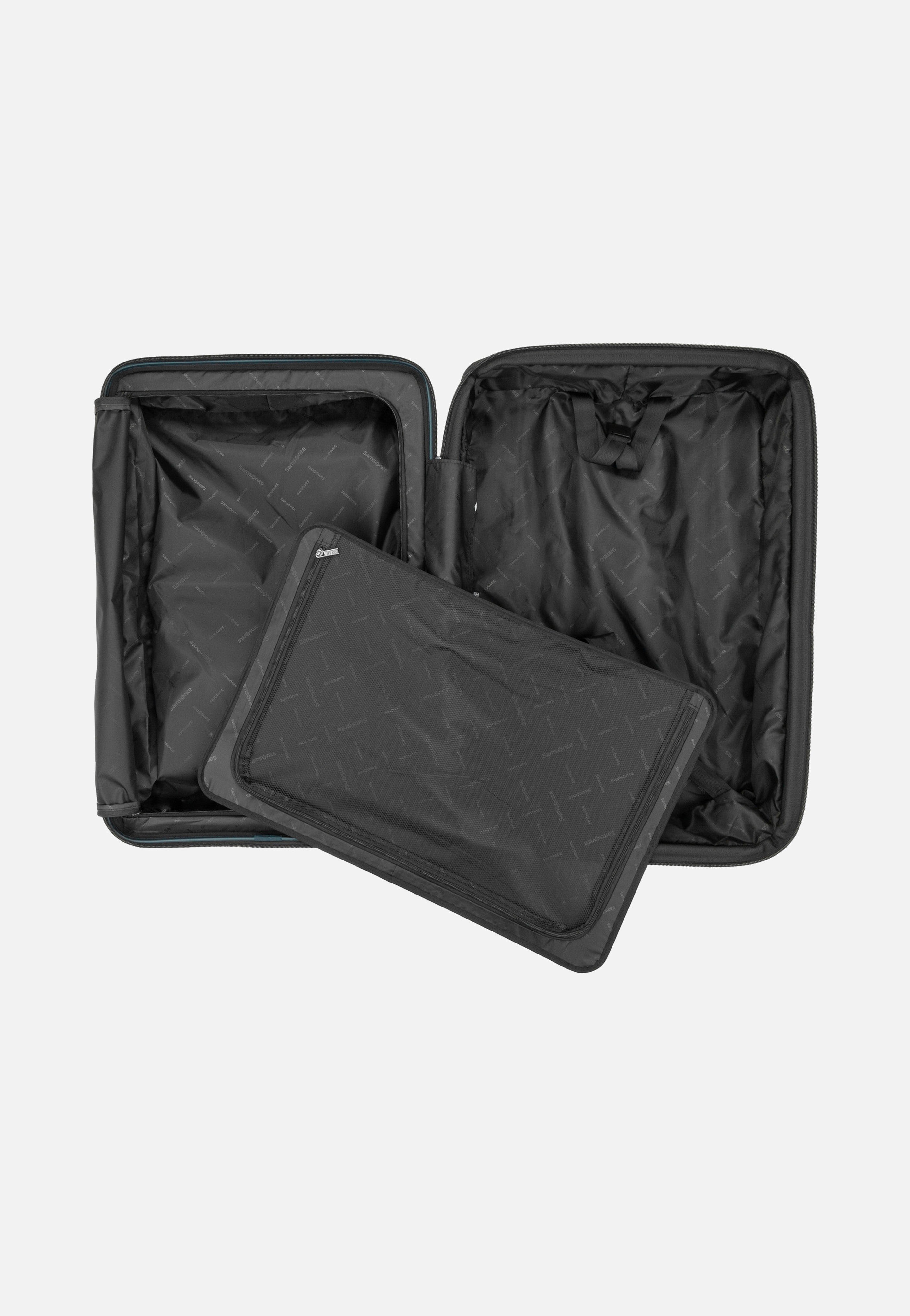 Samsonite Nuon Spinner 75 EXP Metallic Dark Blue Suitcase