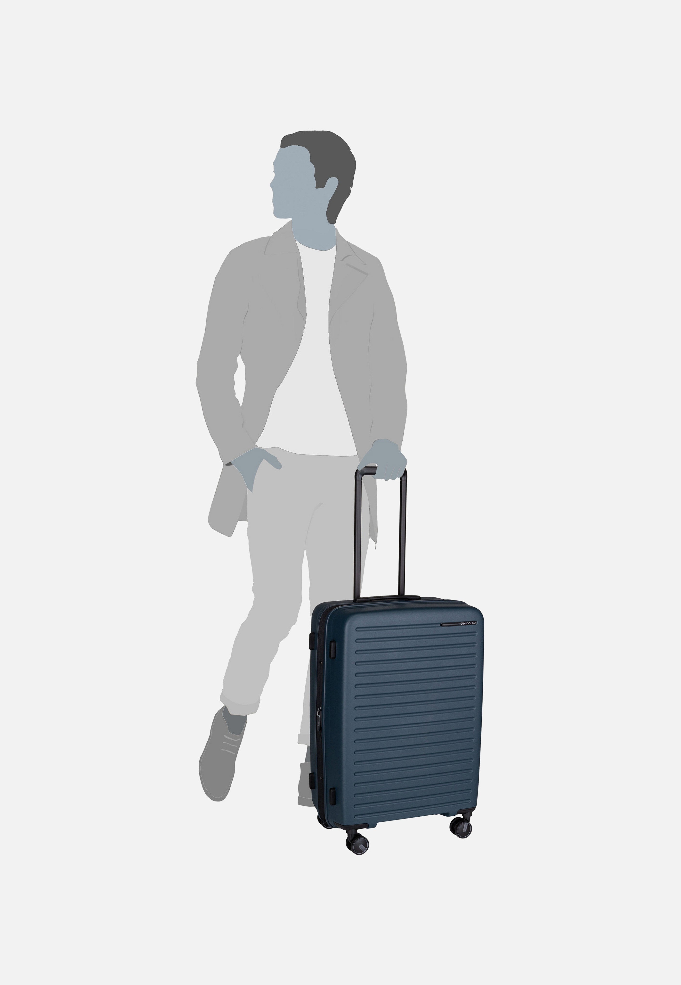 Samsonite - RestackD Spinner 68 EXP Midnight - Suitcase | Neutral-Image