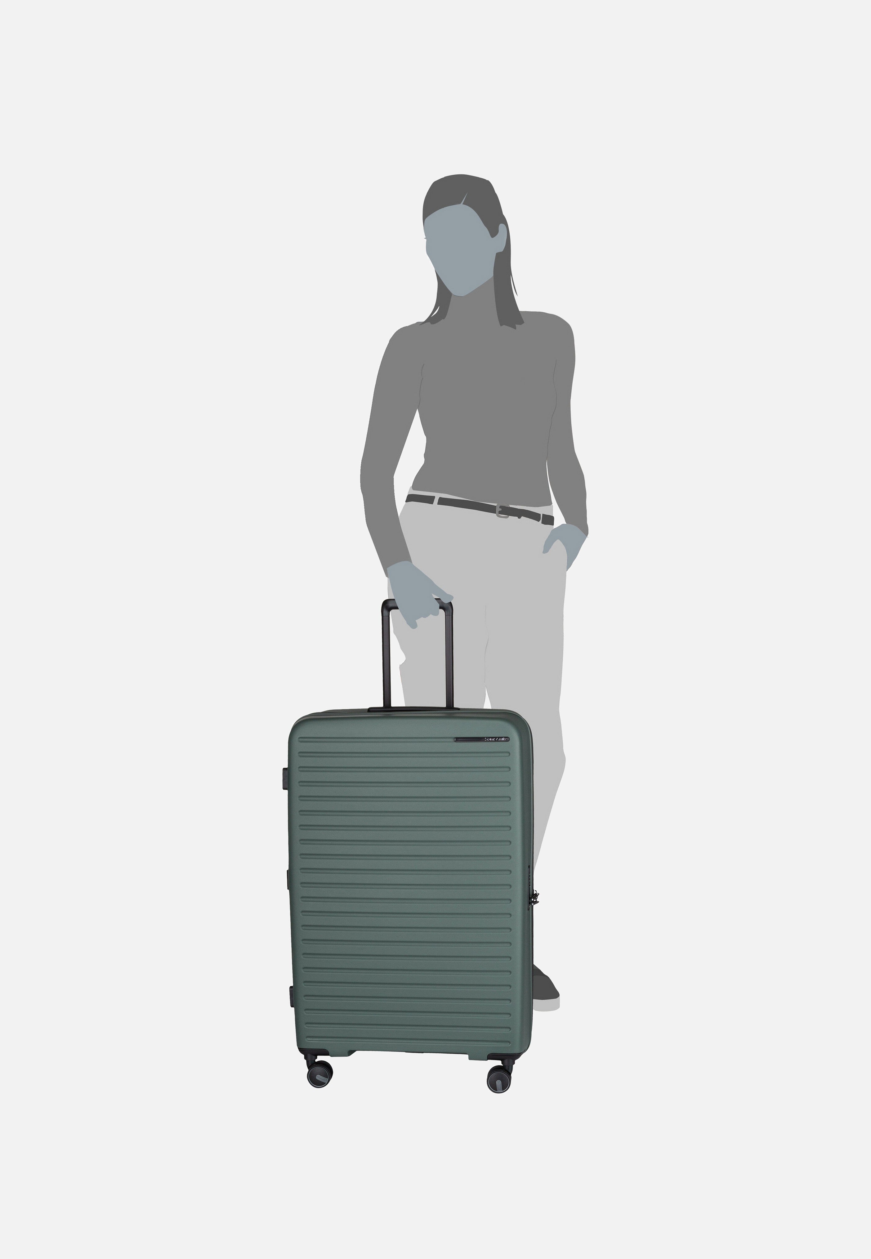 Samsonite - RestackD Spinner 81 EXP Sage - Suitcase | Neutral-Image