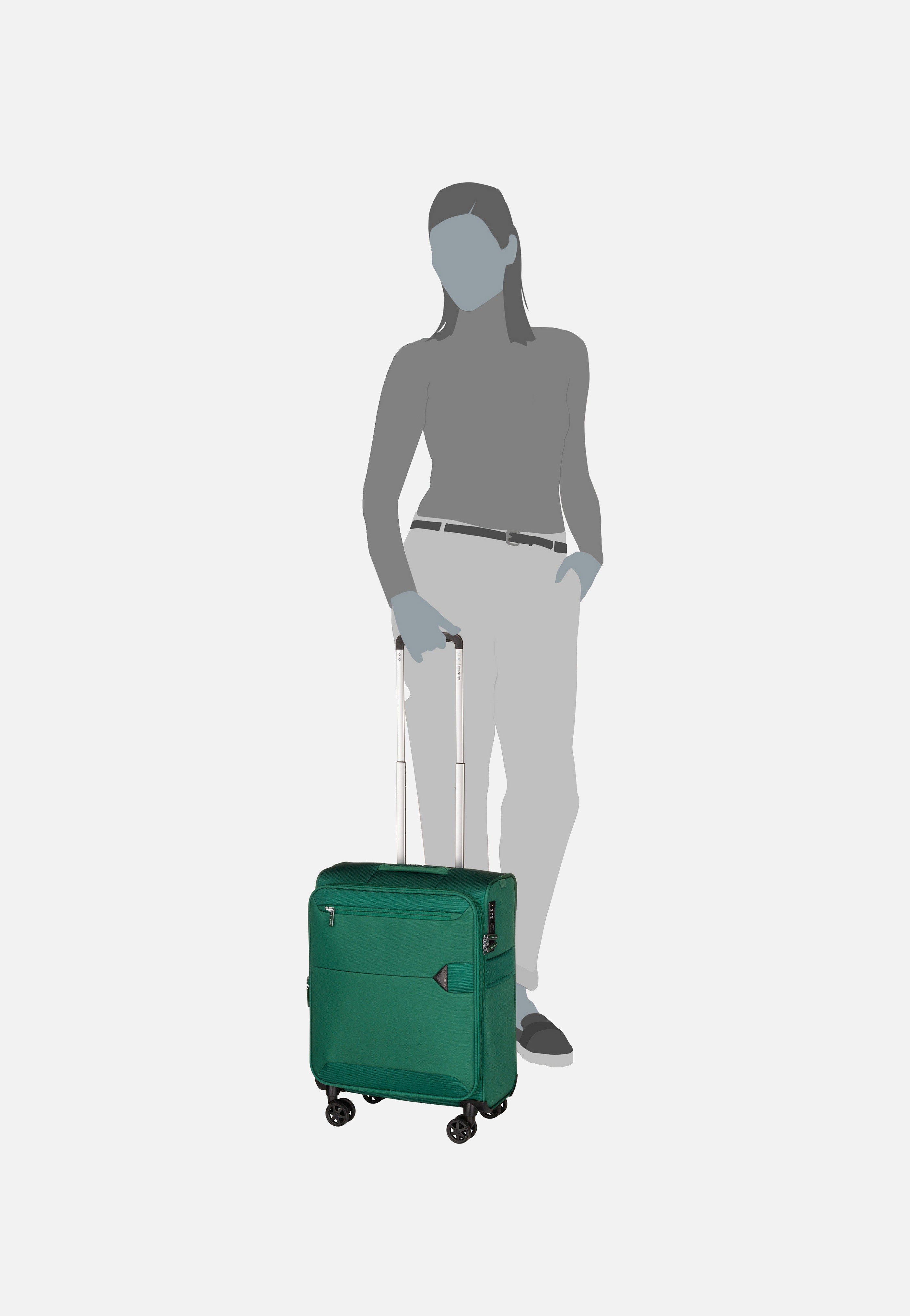 Samsonite - Urbify Spinner 55 EXP Pine Green - Suitcase | Neutral-Image