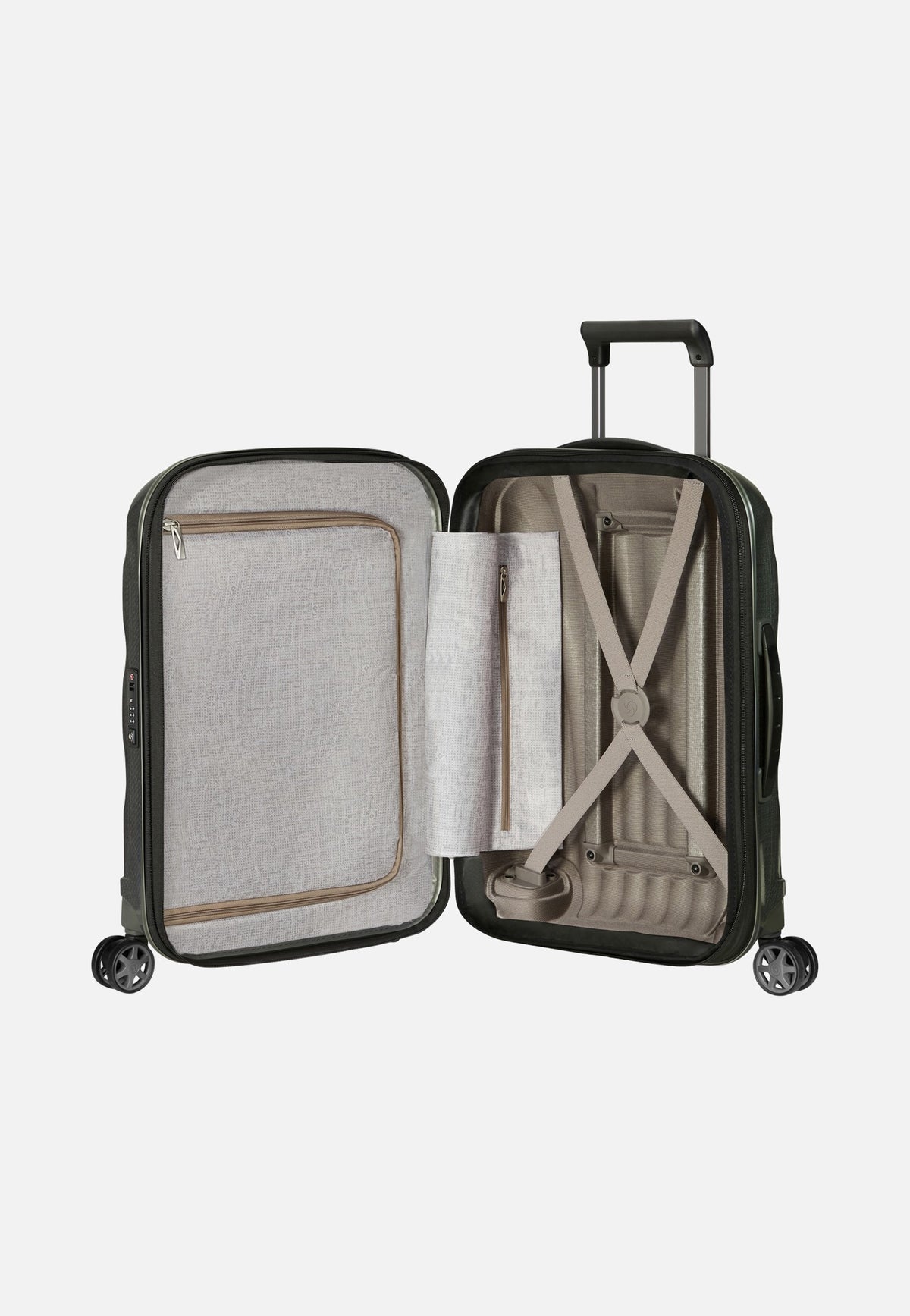 Samsonite C-Lite Spinner 55/20 Exp Metallic Green Valise