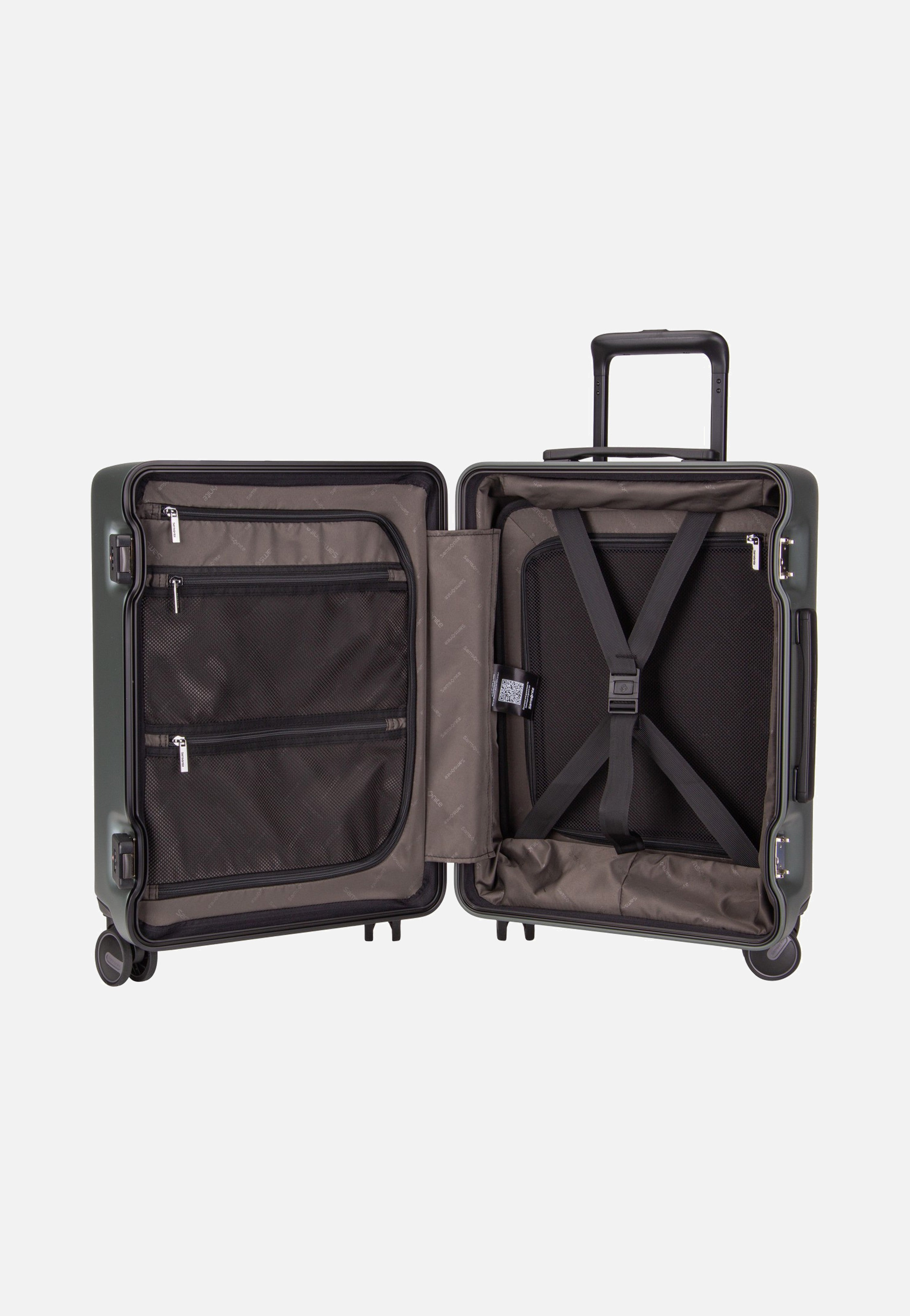 Samsonite Focus 55/20 Spinner Matt Sage Khaki - Suitcase | Sakoi