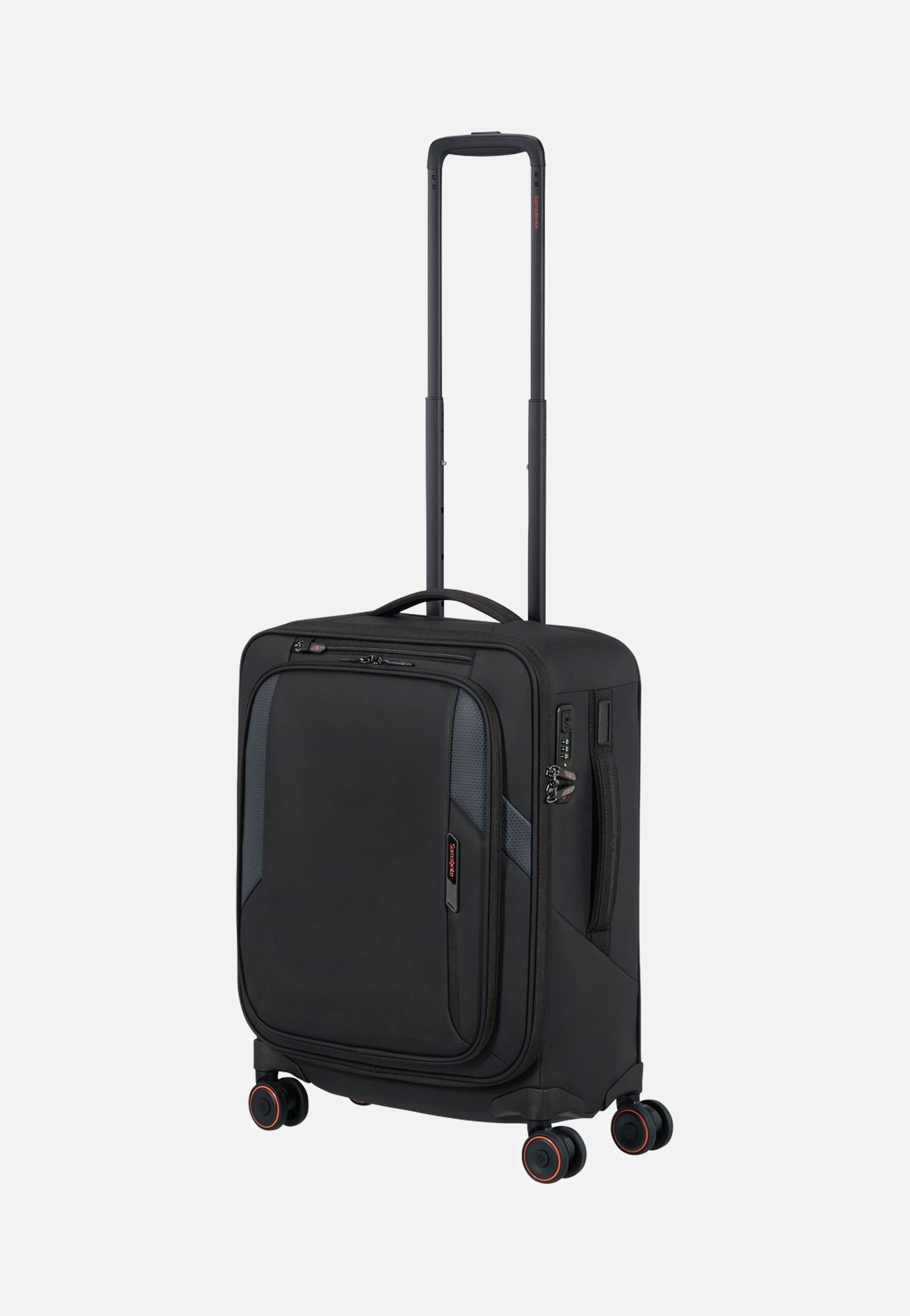 Samsonite Glazed Spinner 55/20 Exp Black - Suitcase | Sakoi