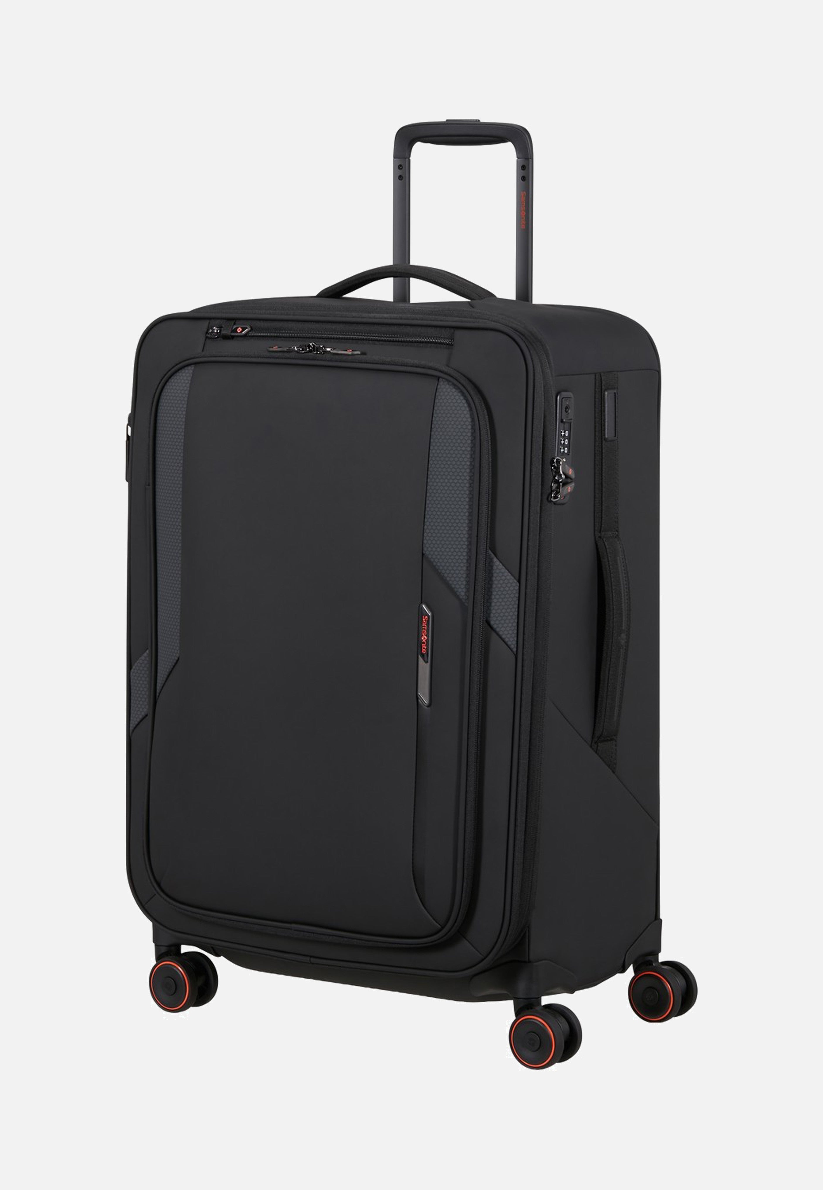 Samsonite Glazed Spinner 67/24 Exp Black Suitcase