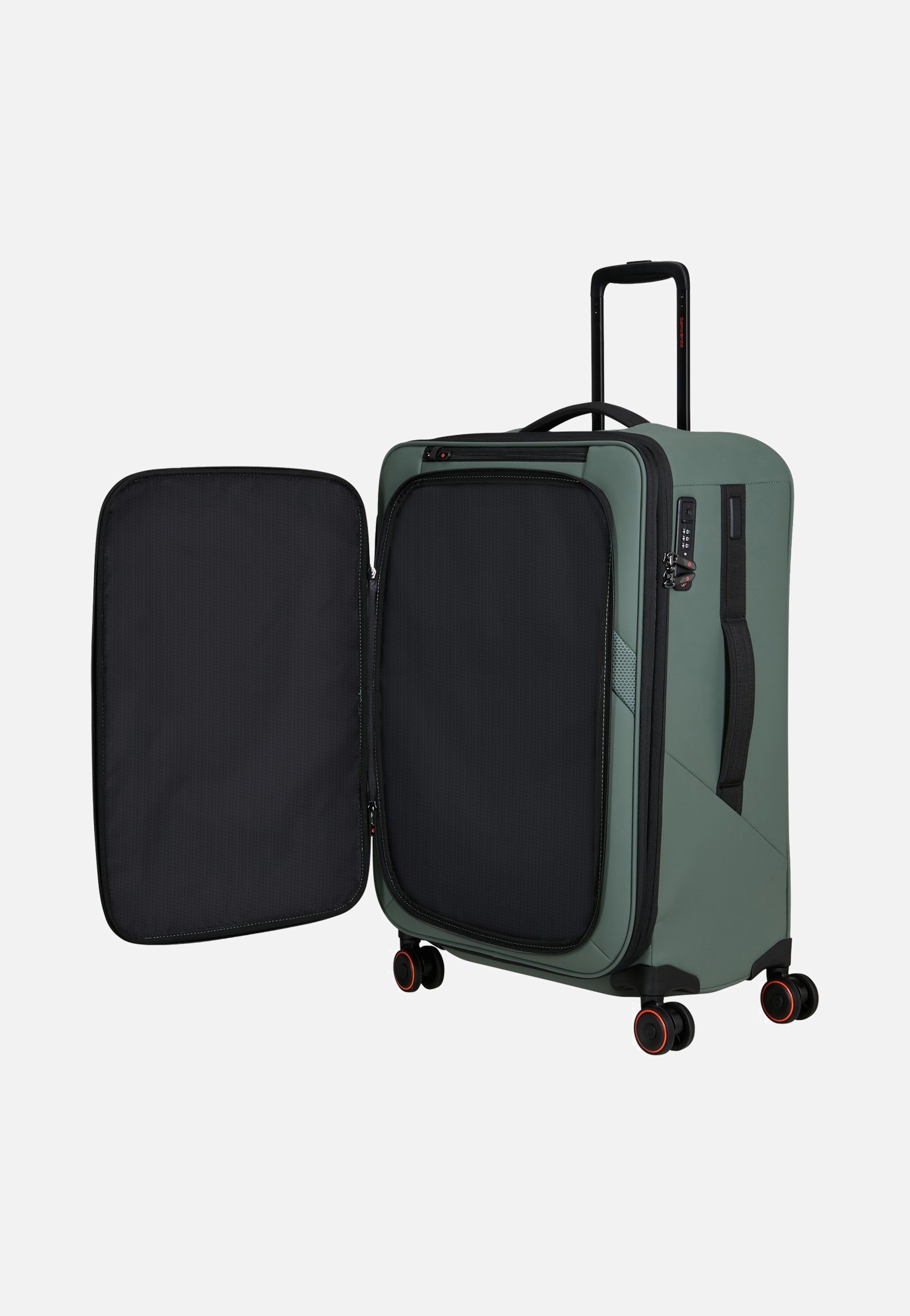 Samsonite Glazed Spinner 67/24 Exp Sage Green - Suitcase | Sakoi
