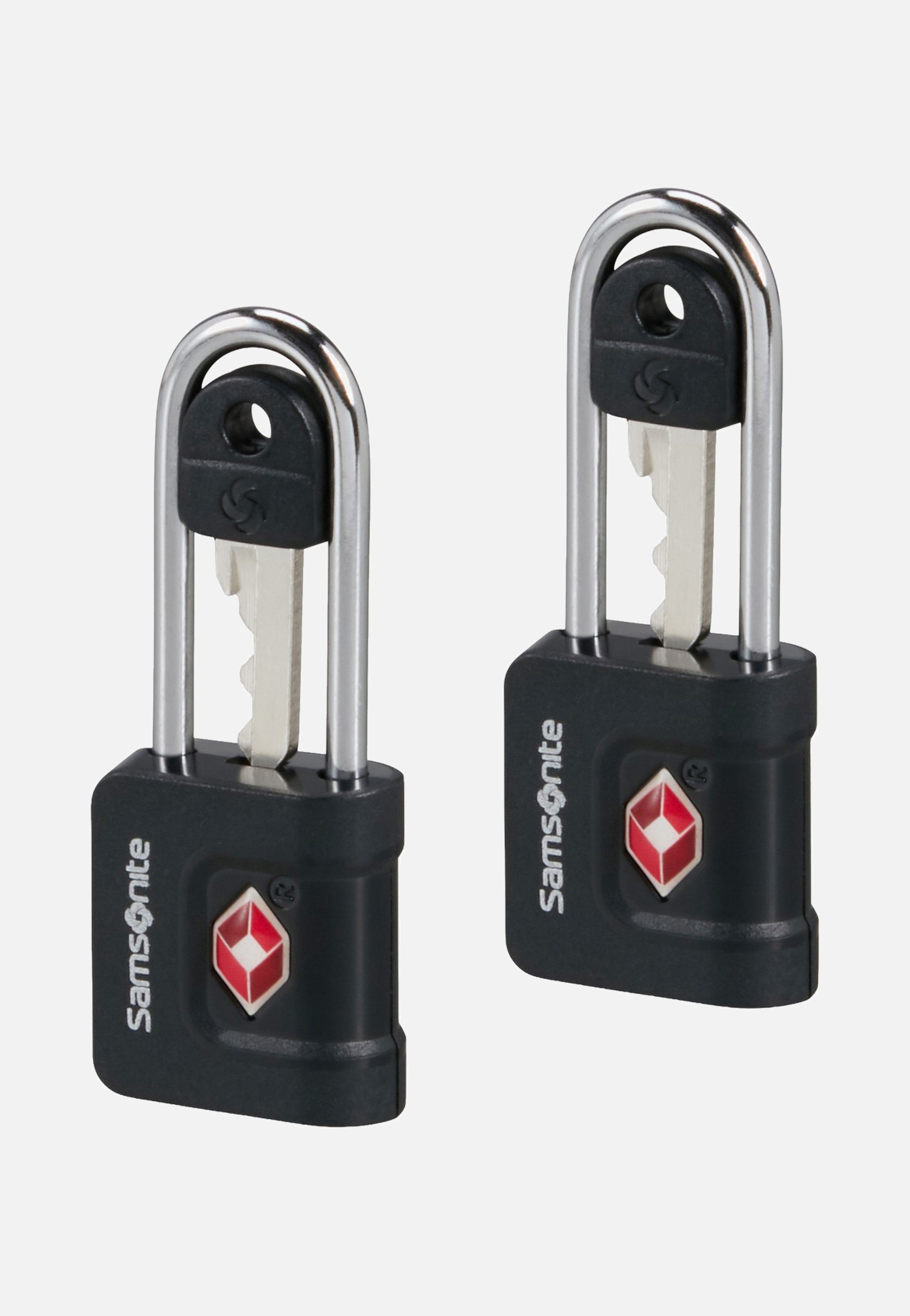 Samsonite Key Lock TSA Pack Of 2 Black Lock
