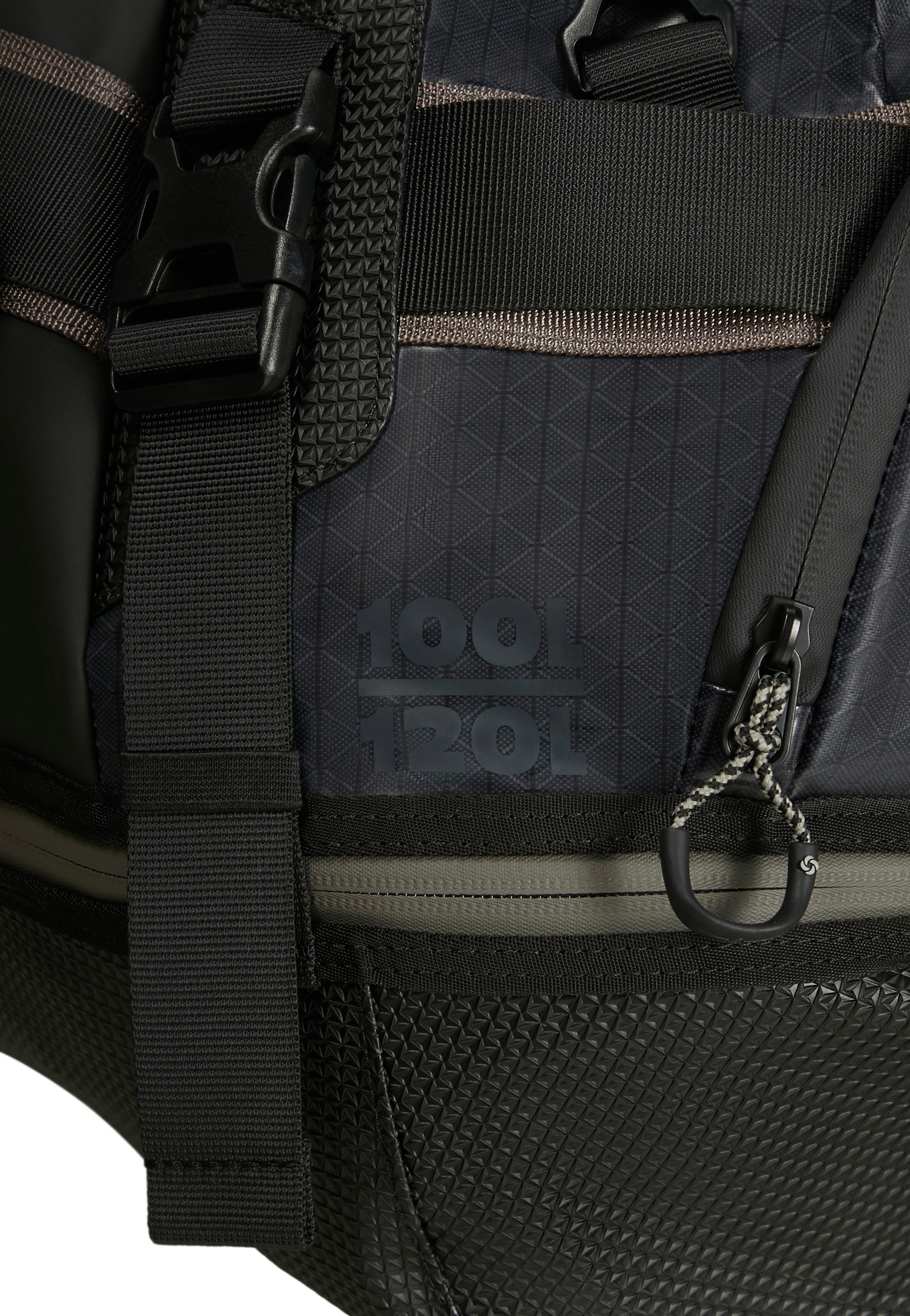 Samsonite Outtrax Duffle L Exp 100l/120l Slate Black Dufflebag