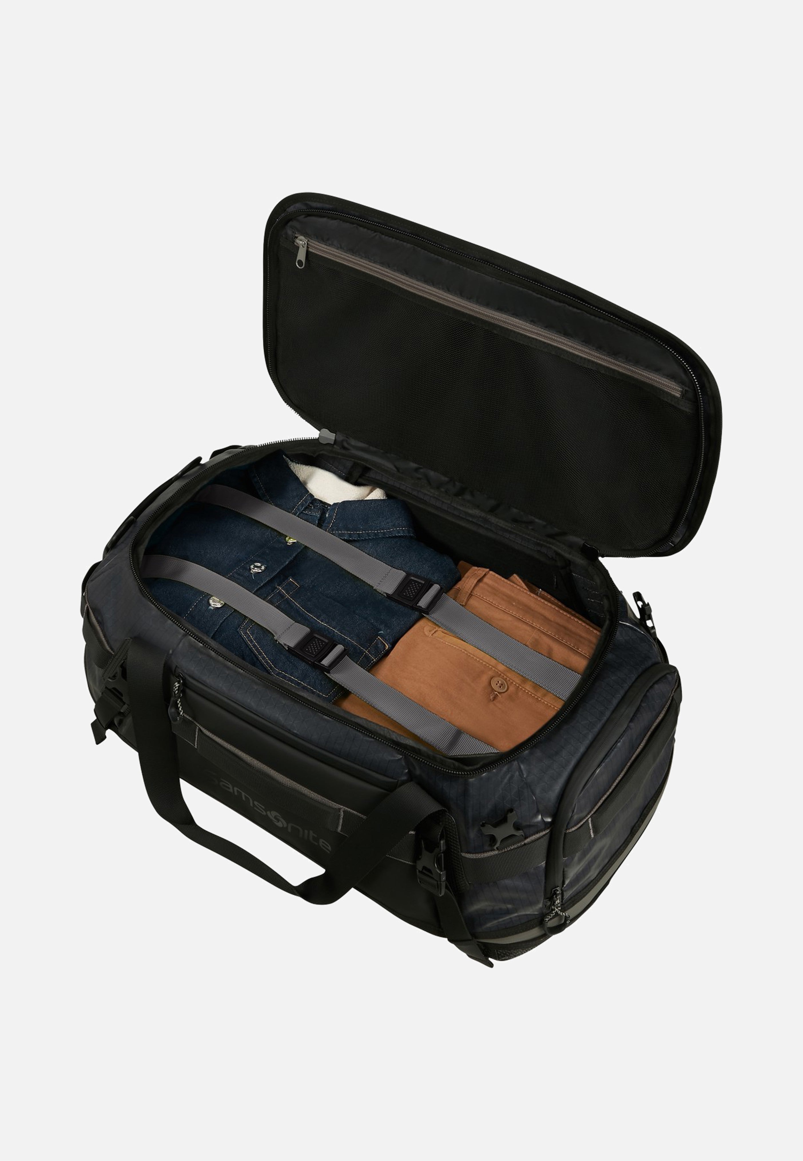 Samsonite Outtrax Duffle M Exp 70l/85l Slate Black Dufflebag