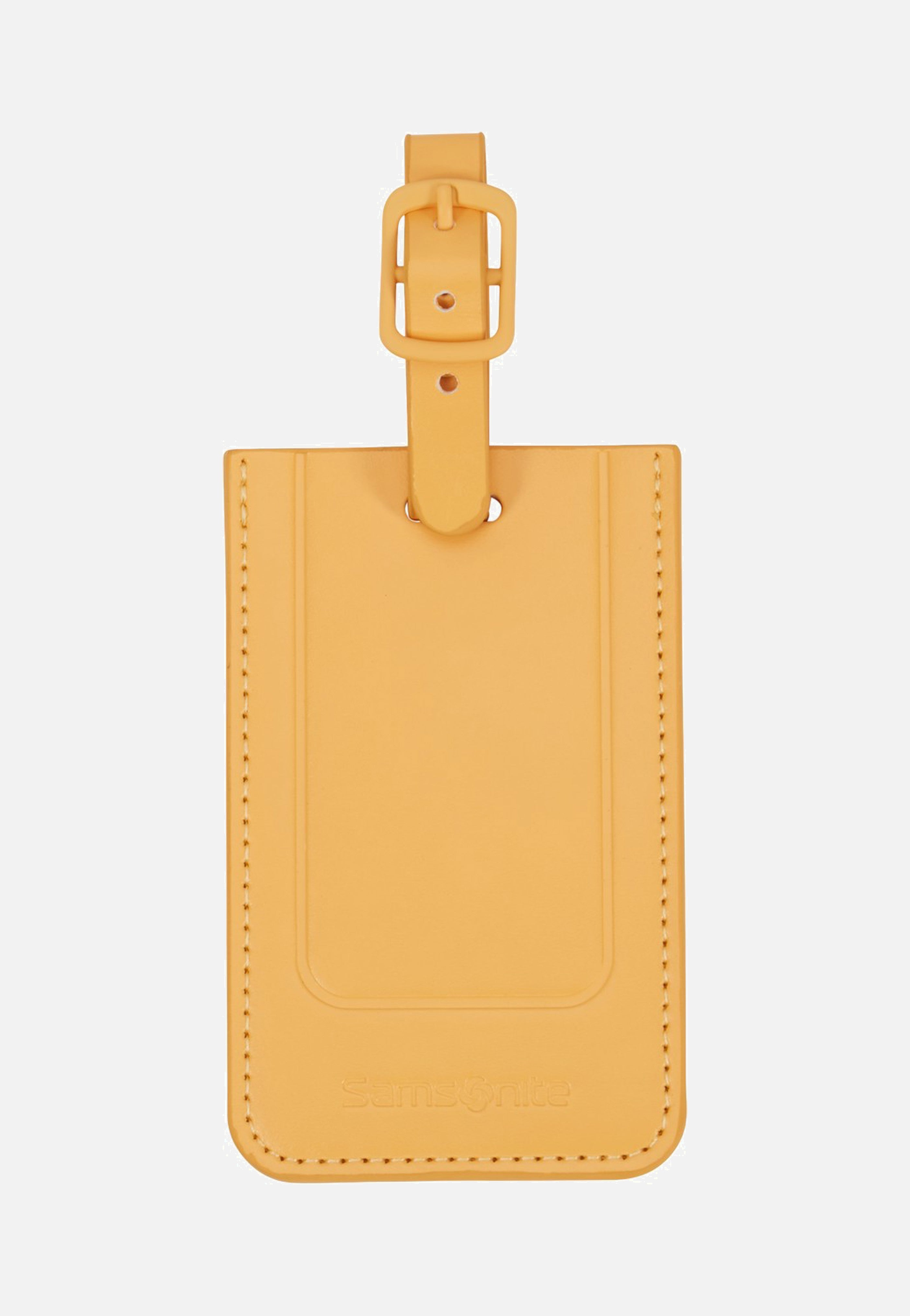 Samsonite Rectangle Luggage Tag Pack Of 2 Yellow Luggage Tag