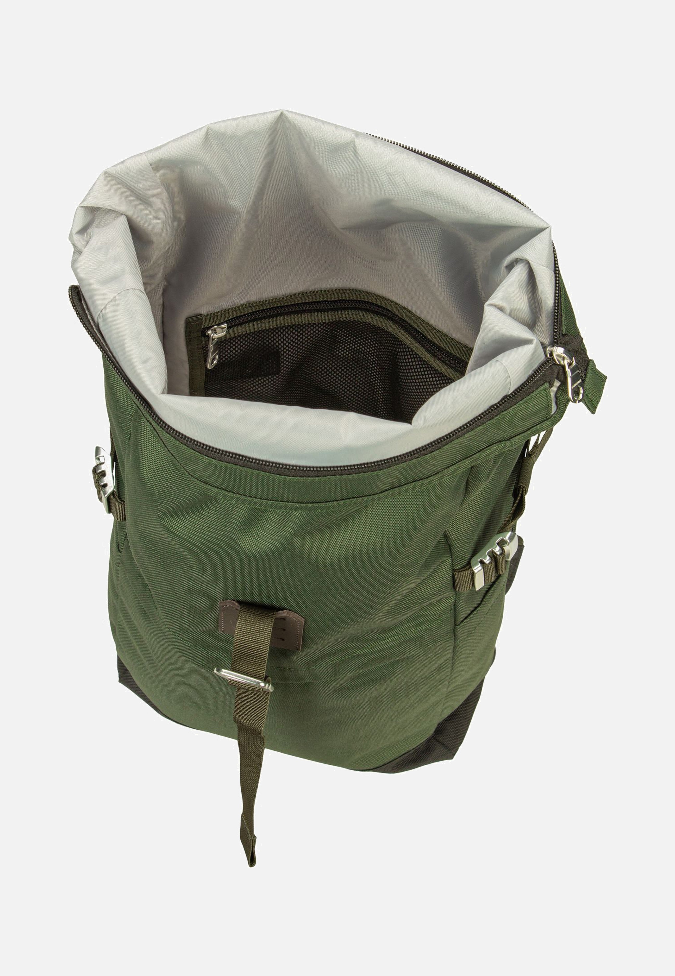 Sandqvist Icon Rolltop BP M Dawn Green Rolltop Backpack