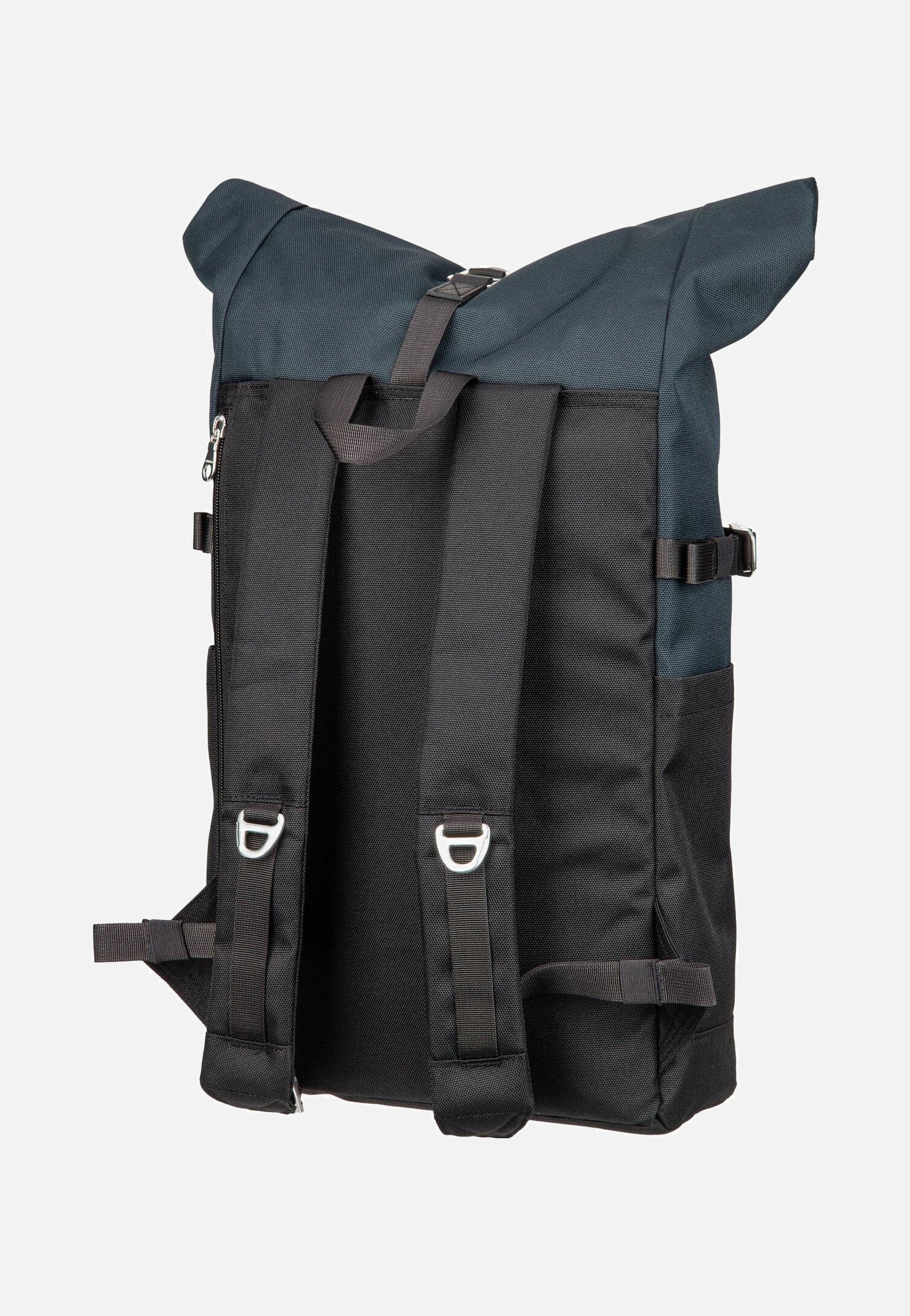 Sandqvist Icon BP M Multi Black/Navy Rolltop Backpack