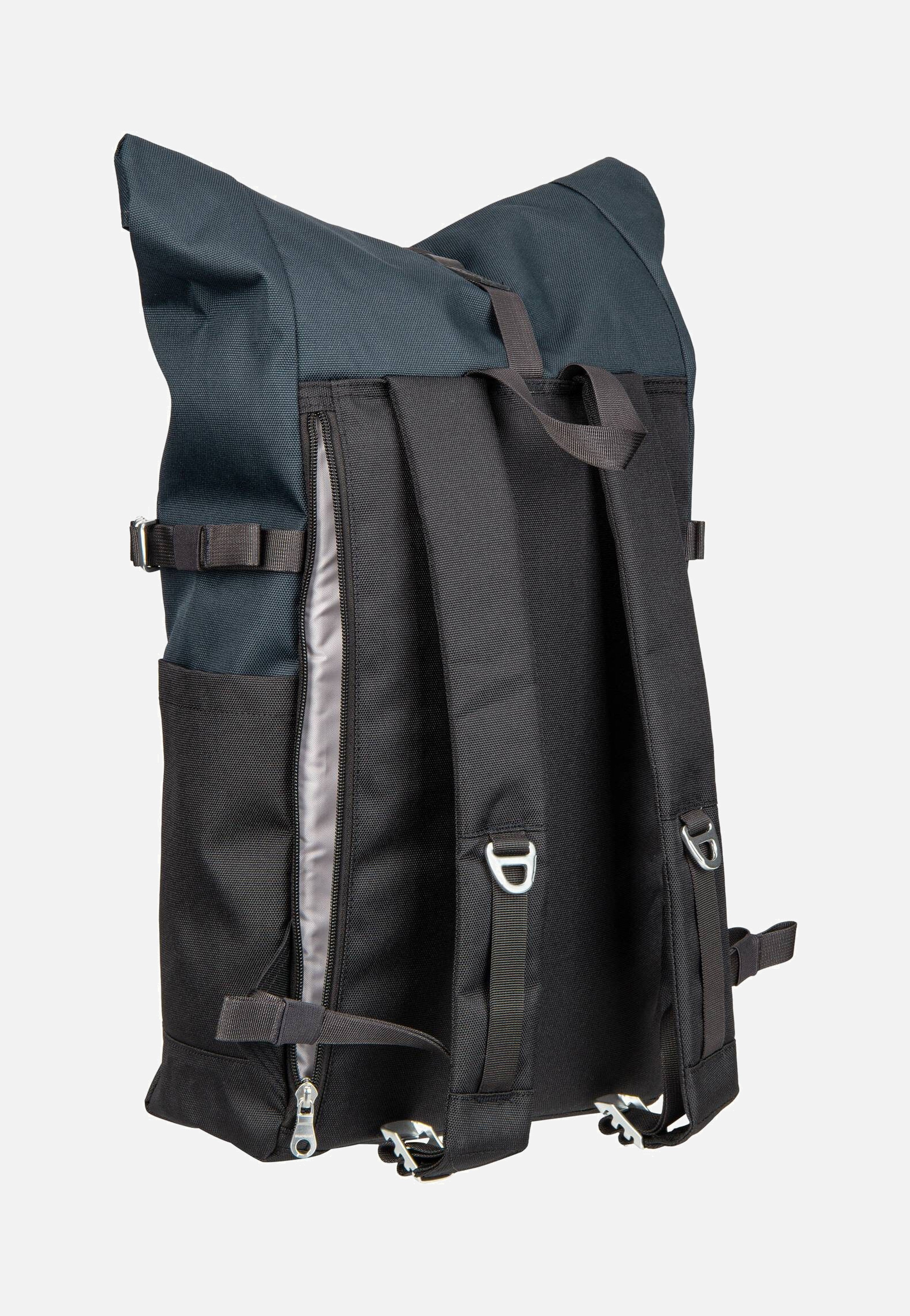 Sandqvist Icon BP M Multi Black/Navy Rolltop Backpack