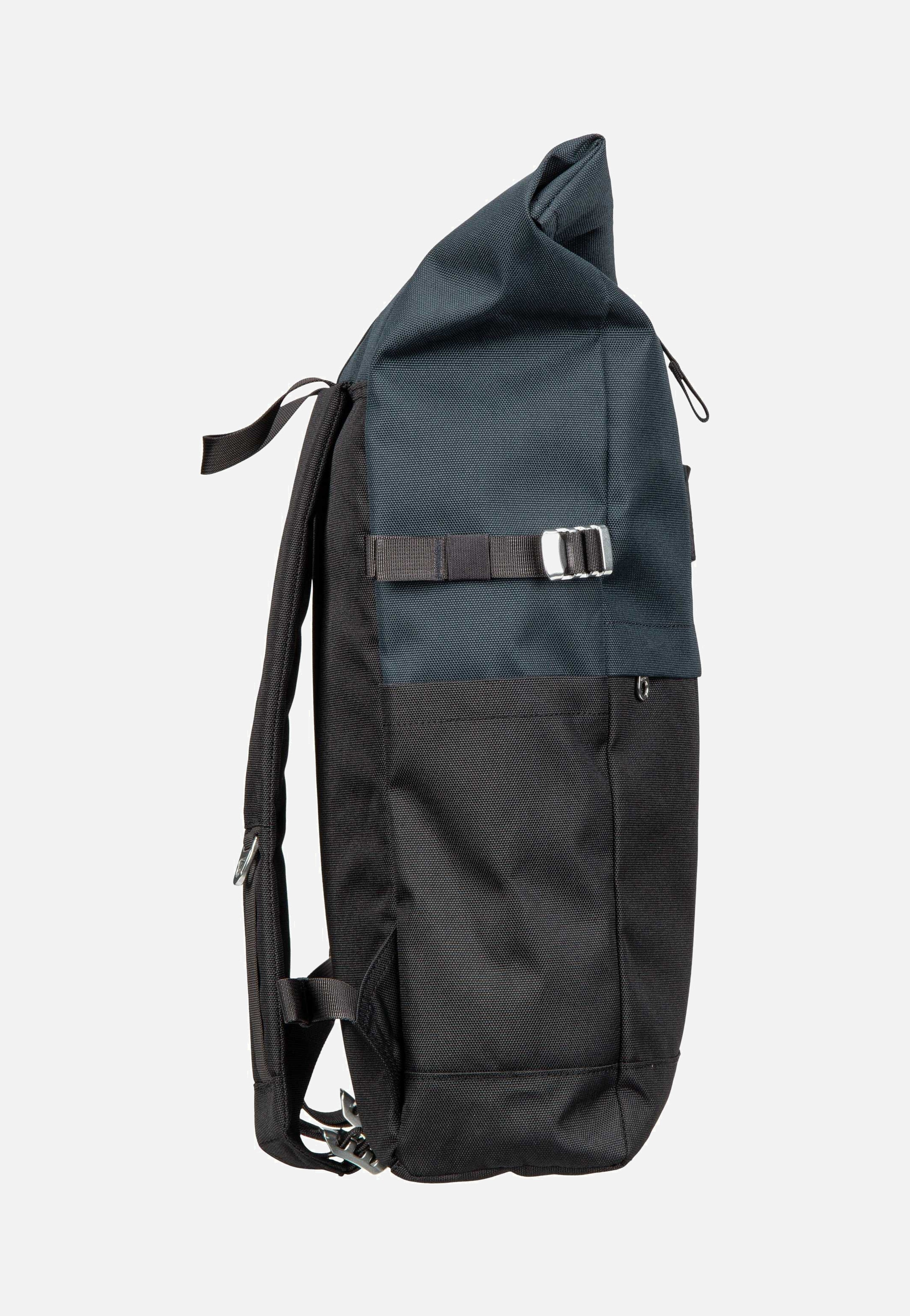 Sandqvist Icon BP M Multi Black/Navy Rolltop Backpack