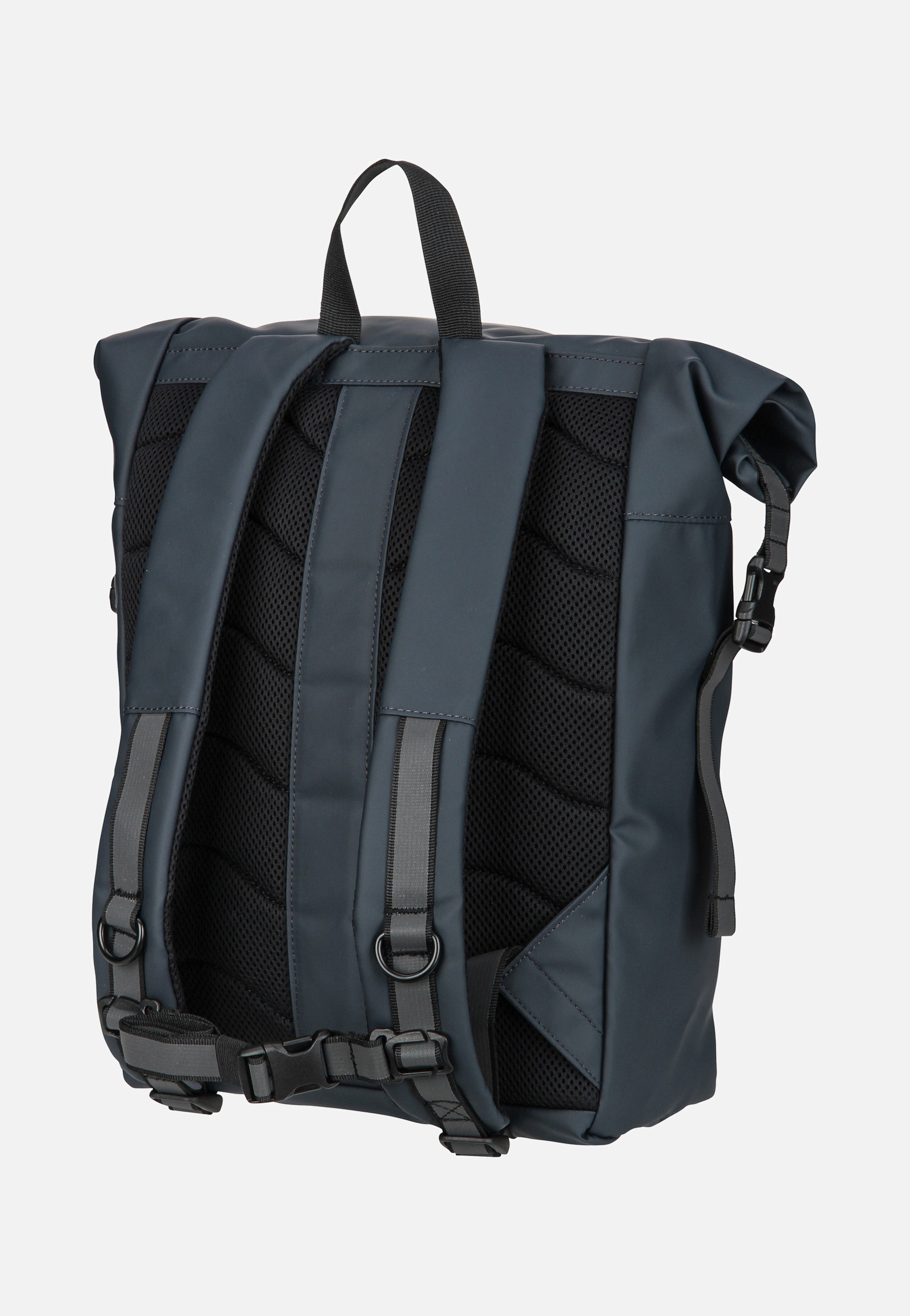 Sandqvist - Konrad Navy - Rolltop Backpack | Neutral-Image