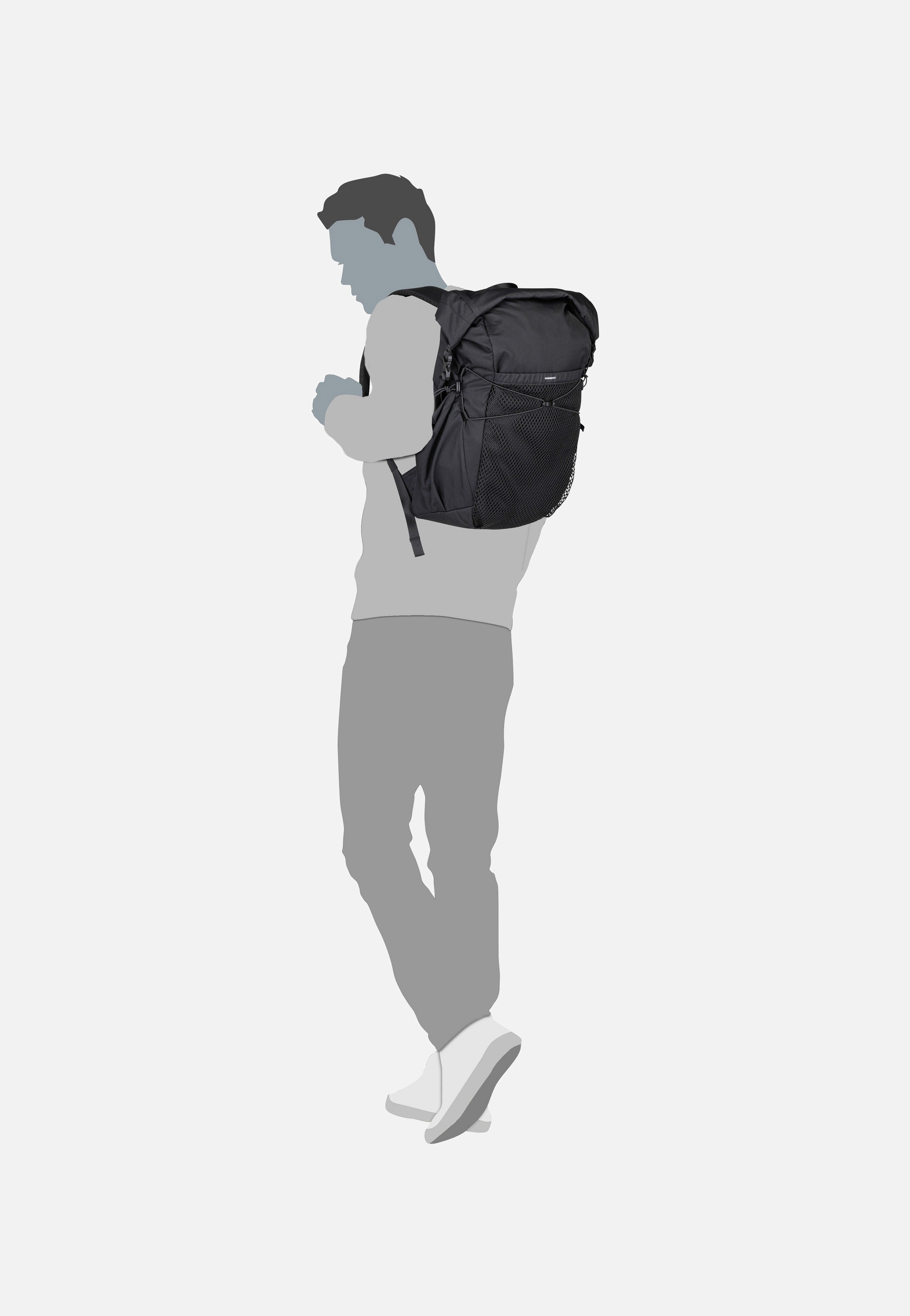 Sandqvist - Louie Black - Backpack | Neutral-Image