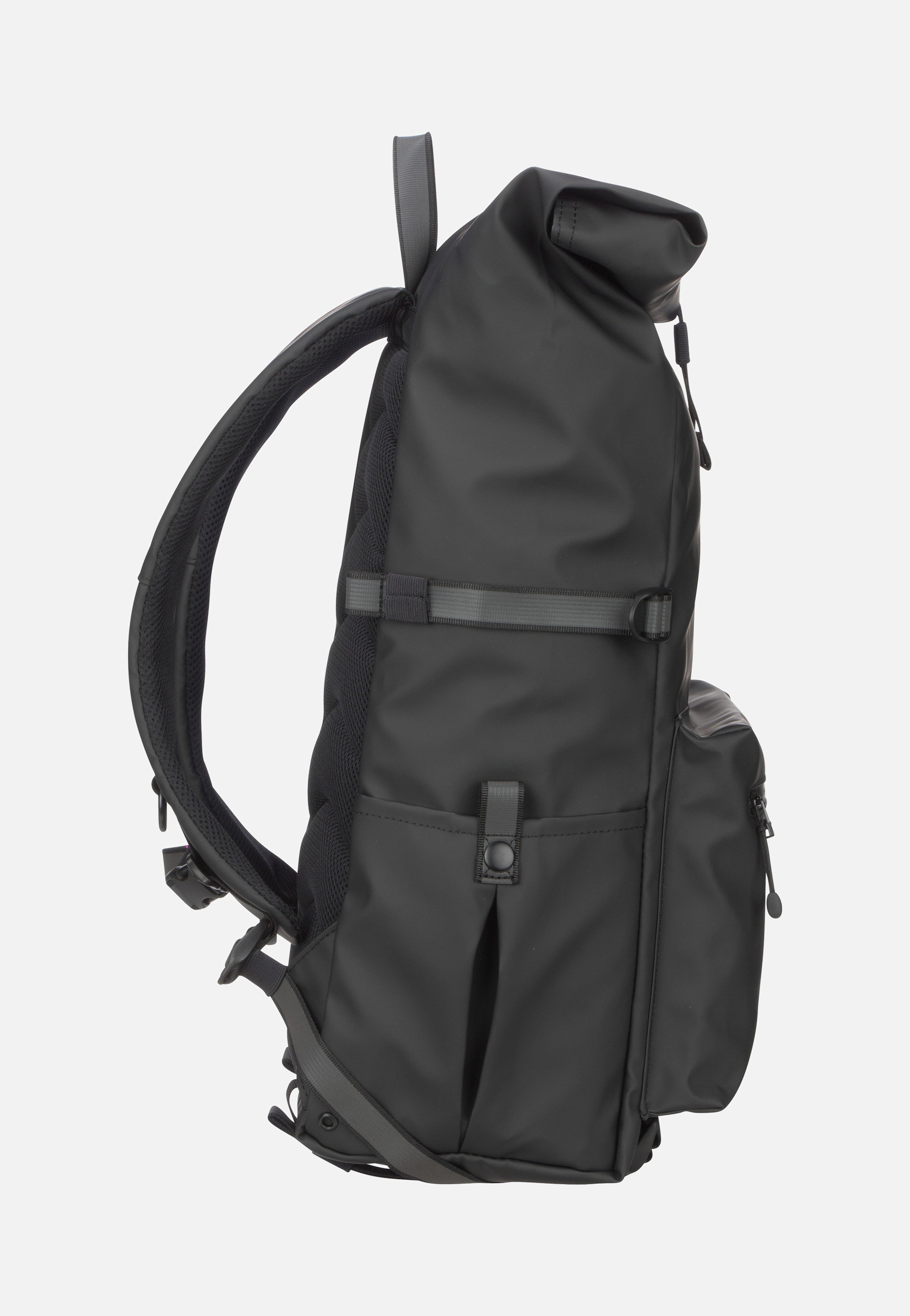 Sandqvist - Ruben 2.0 Black - Rolltop Backpack | Neutral-Image