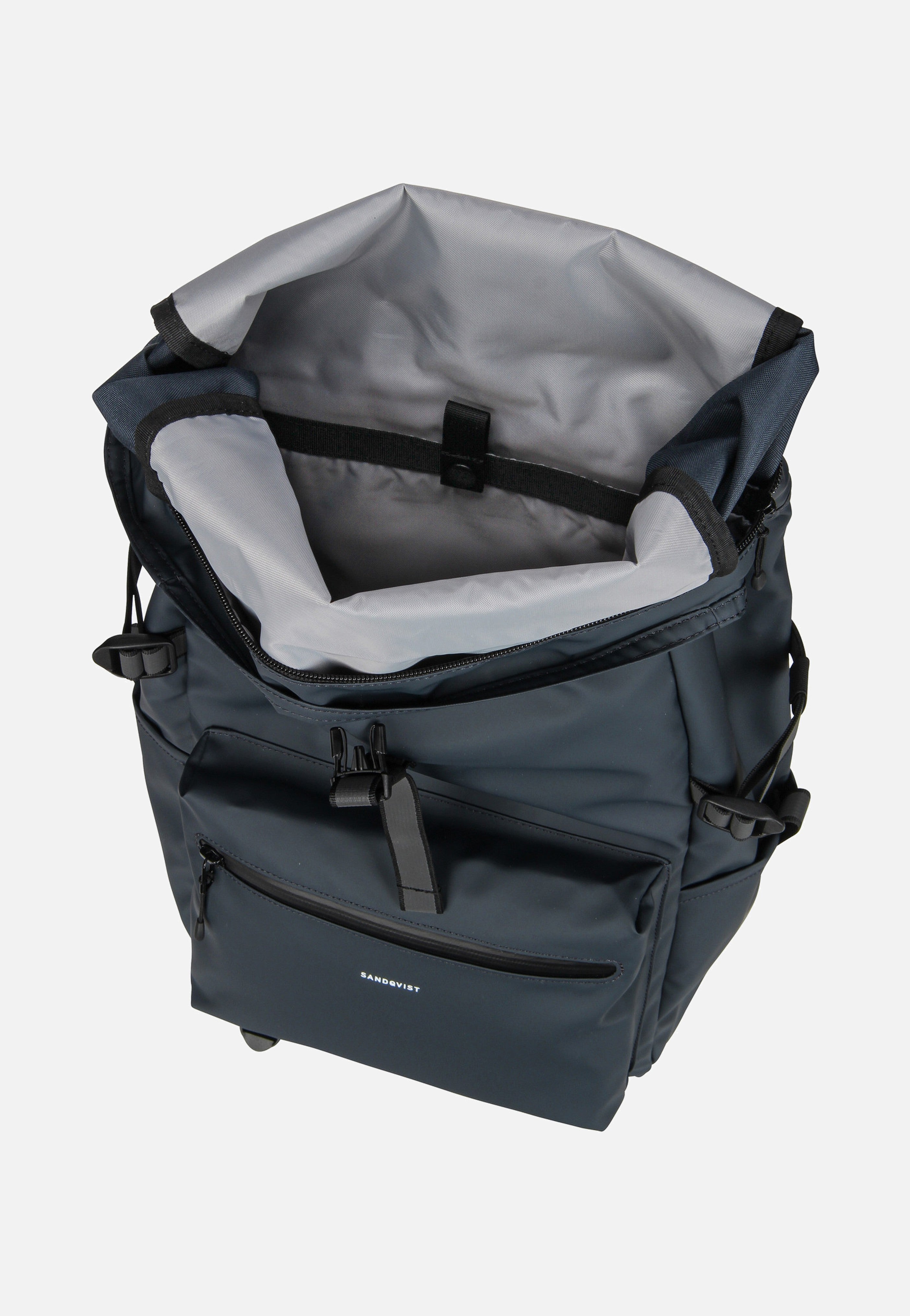 Sandqvist - Ruben 2.0 Navy - Rolltop Backpack | Neutral-Image