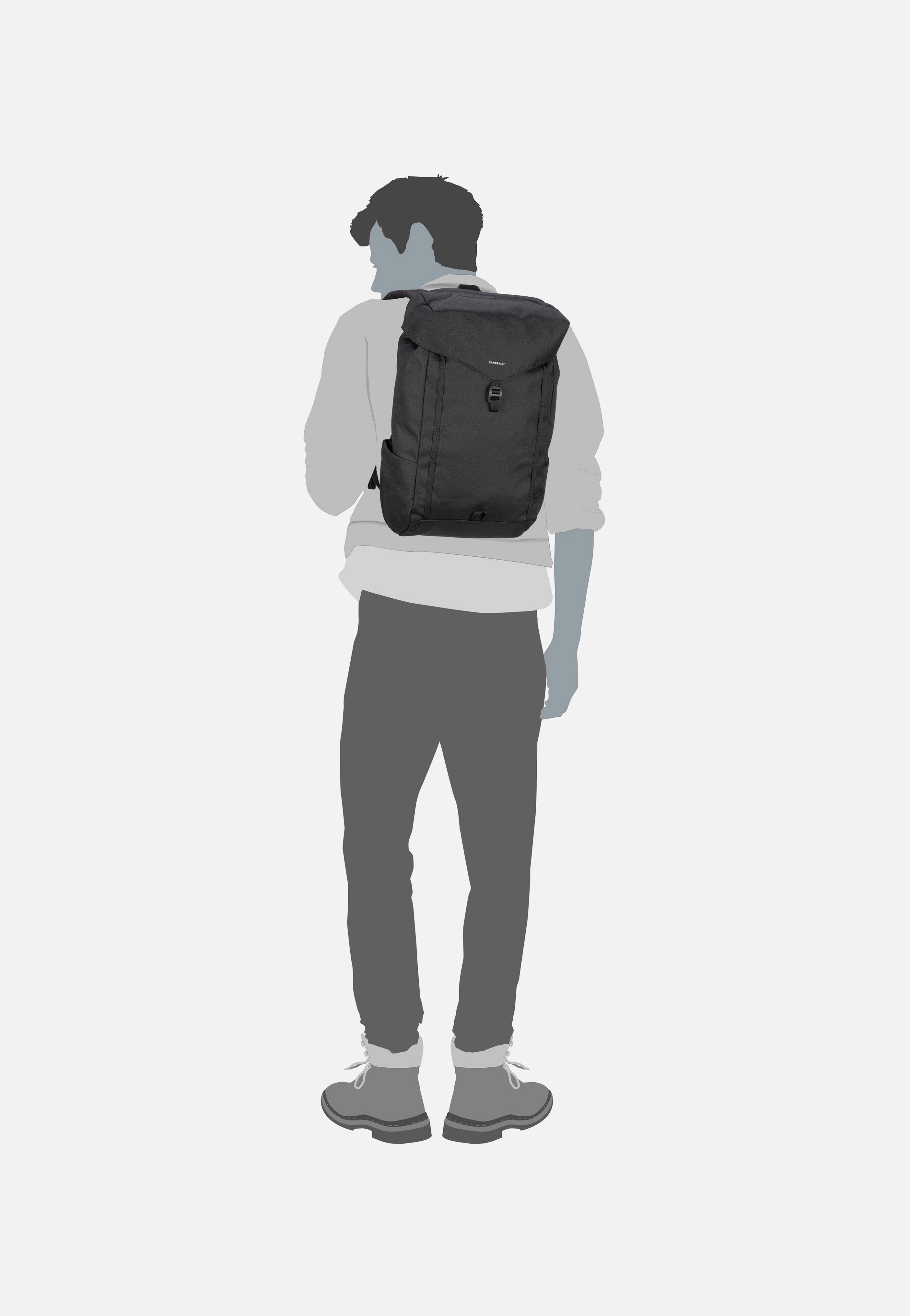 Sandqvist - Walter Black - Backpack | Neutral-Image
