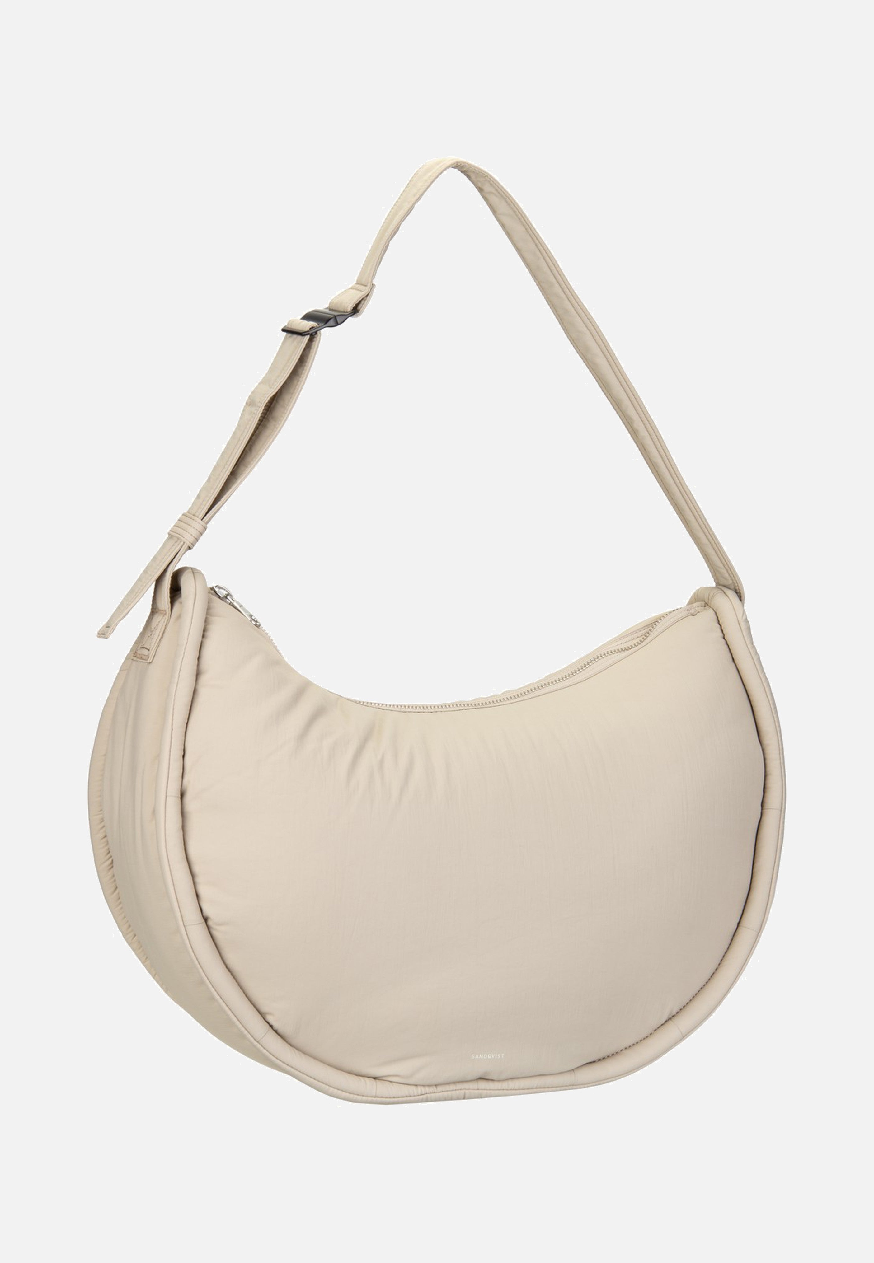 Sandqvist Curve Half Moon Beige Hobo Bag