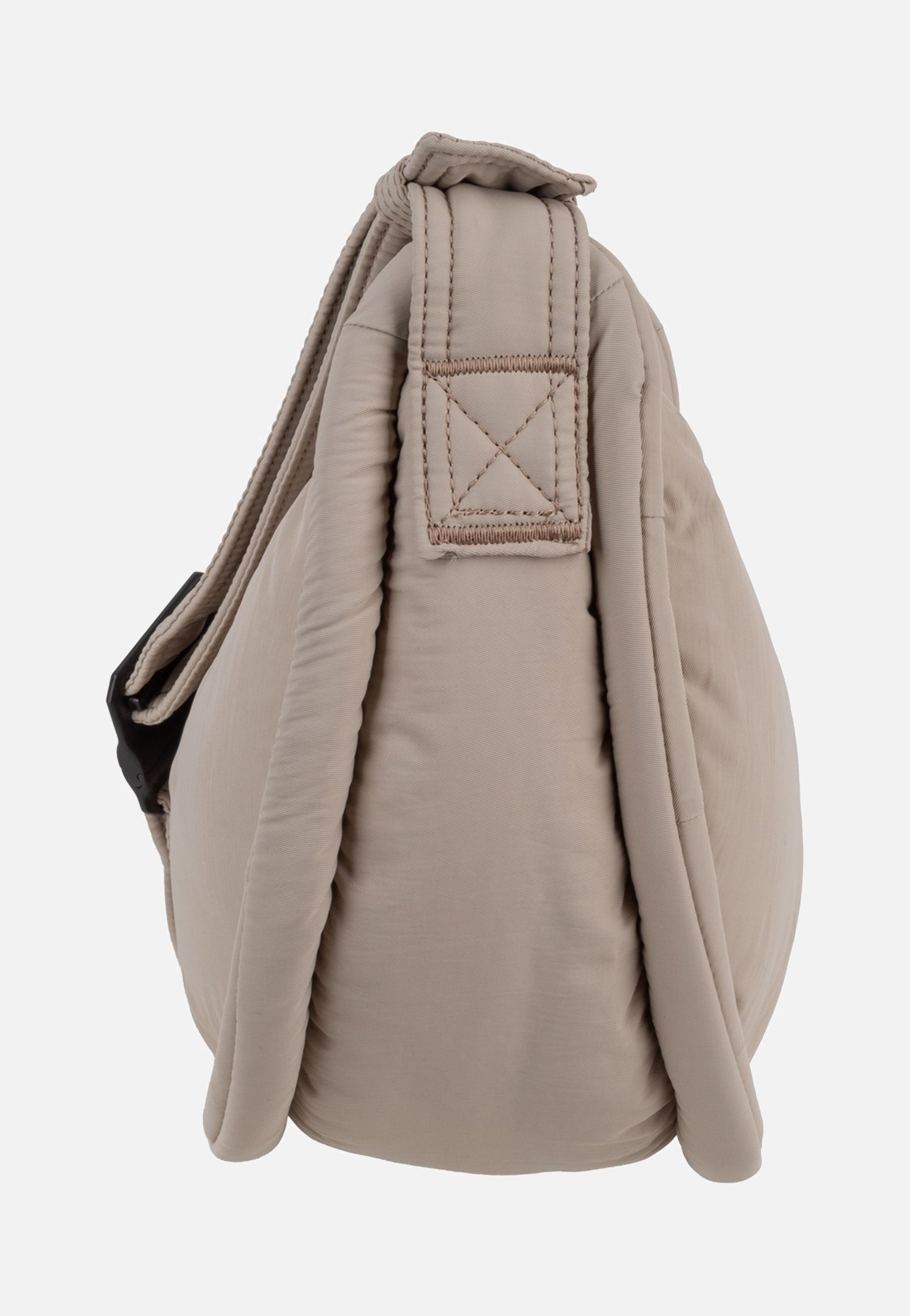 Sandqvist Curve Half Moon Mini Beige Hobo Bag