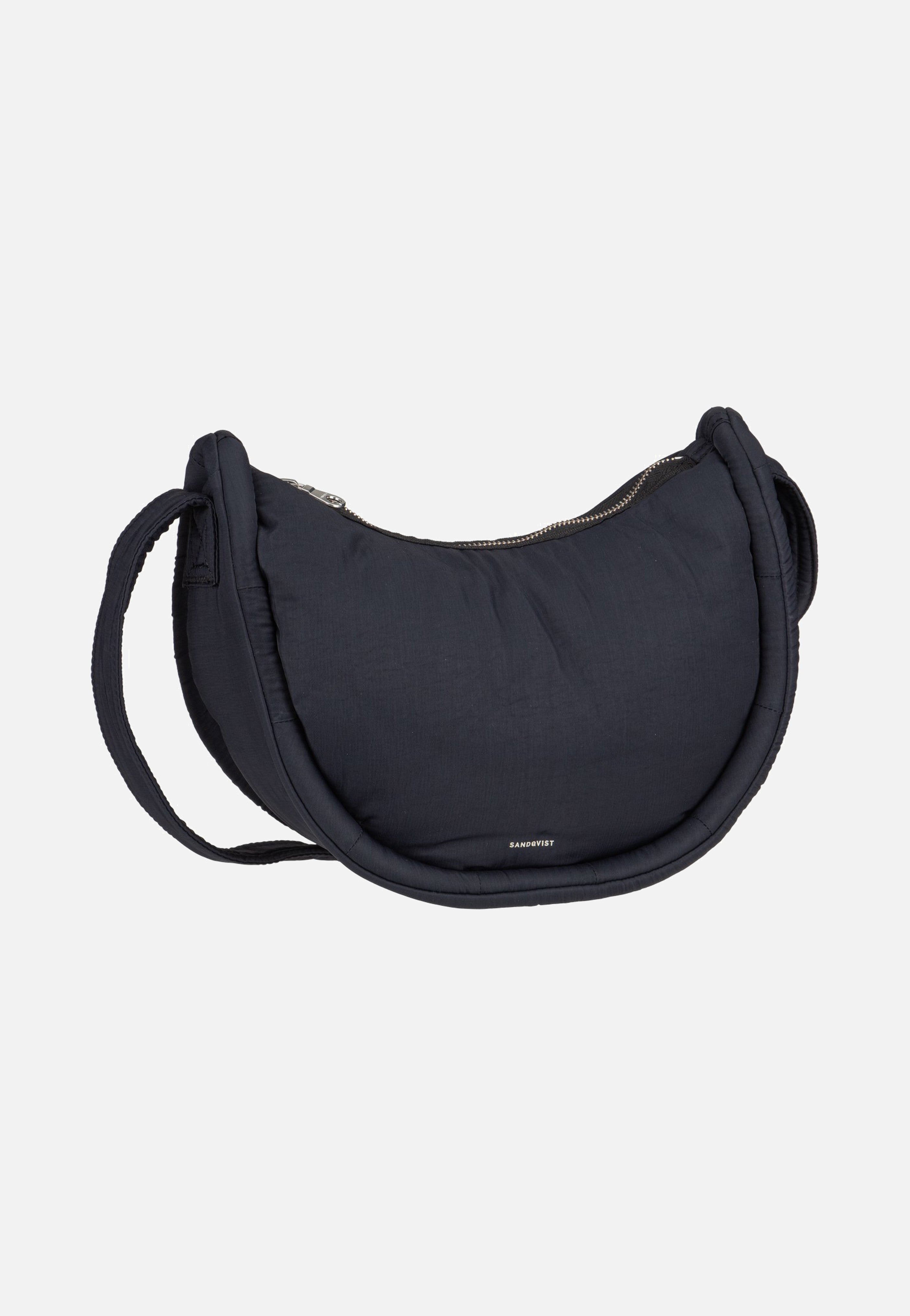 Sandqvist - Curve Halfmoon Mini Black - Hobo Bag | Neutral-Image