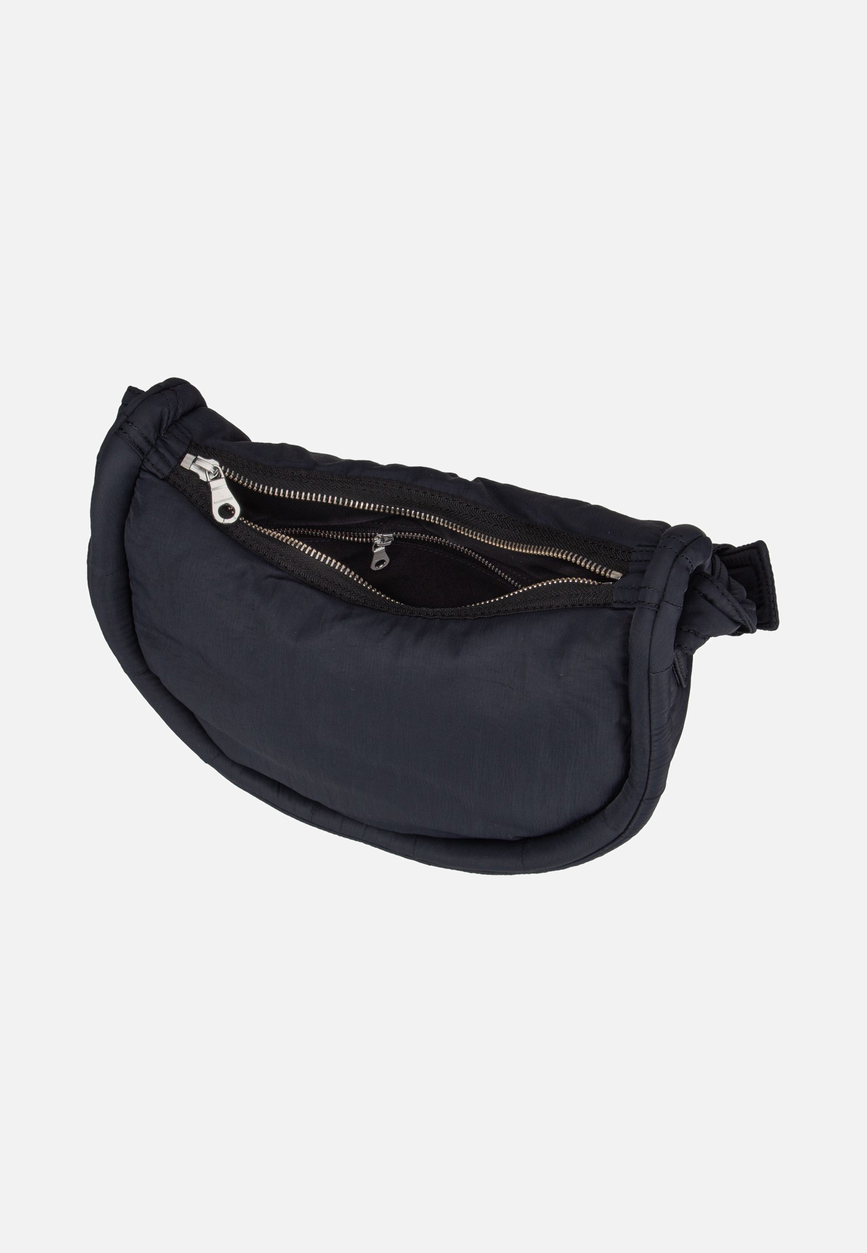 Sandqvist Curve Halfmoon Mini Black Hobo Bag