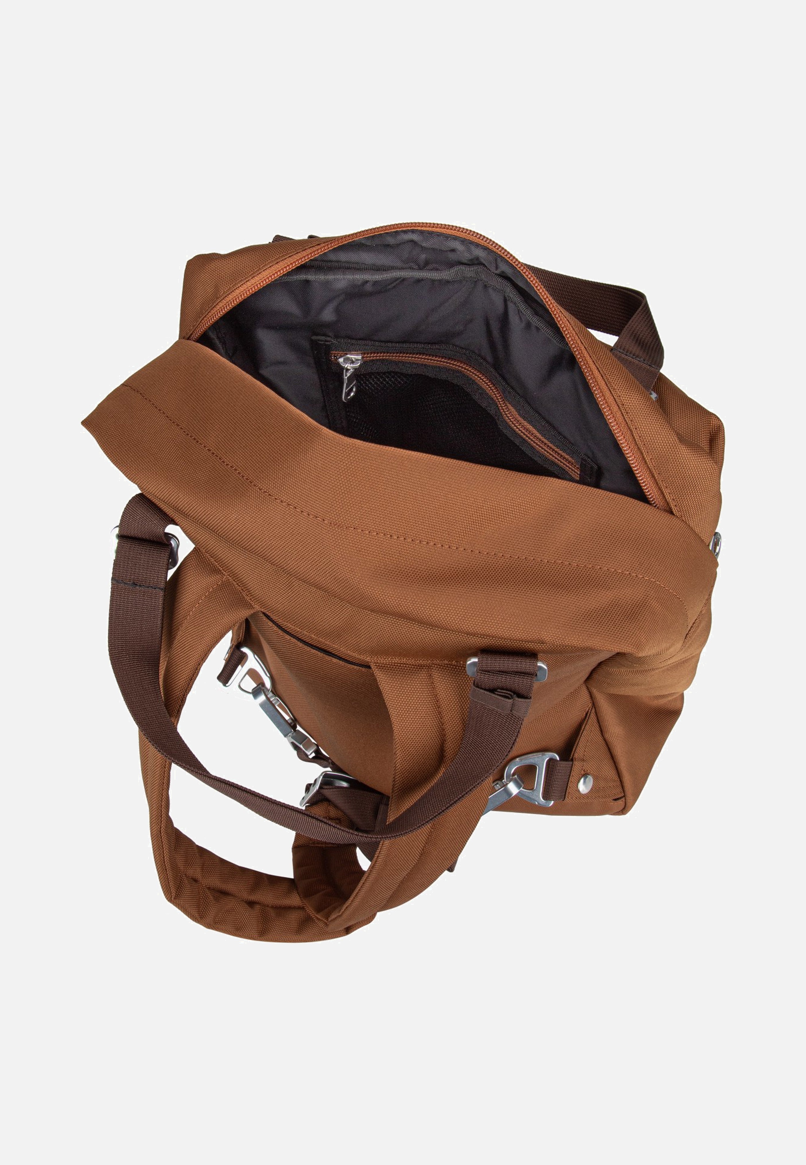 Sandqvist Go 2-Way Tote Sepia Brown Backpack