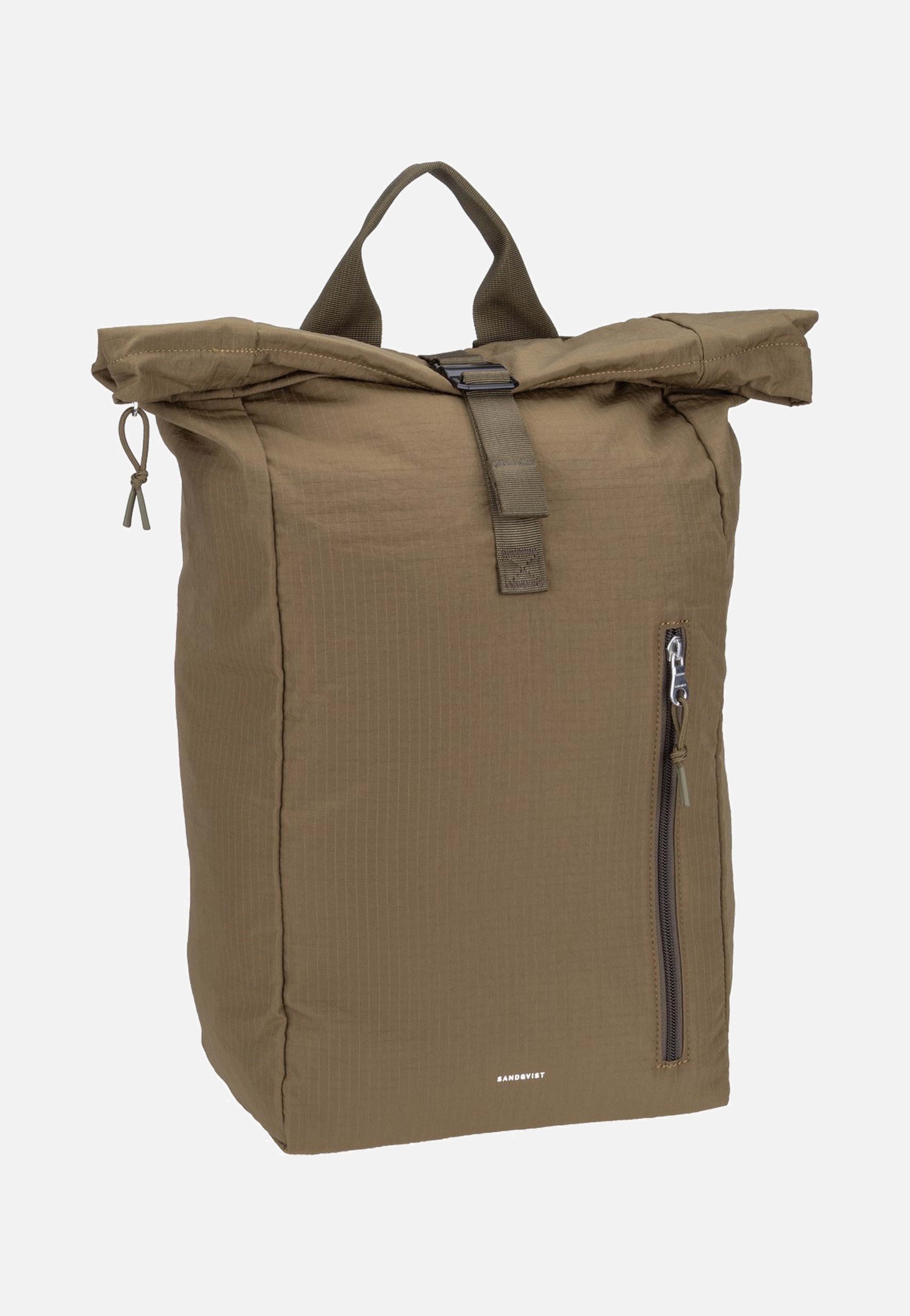 Sandqvist Grid Rolltop 16' Olive Zaino arrotolabile