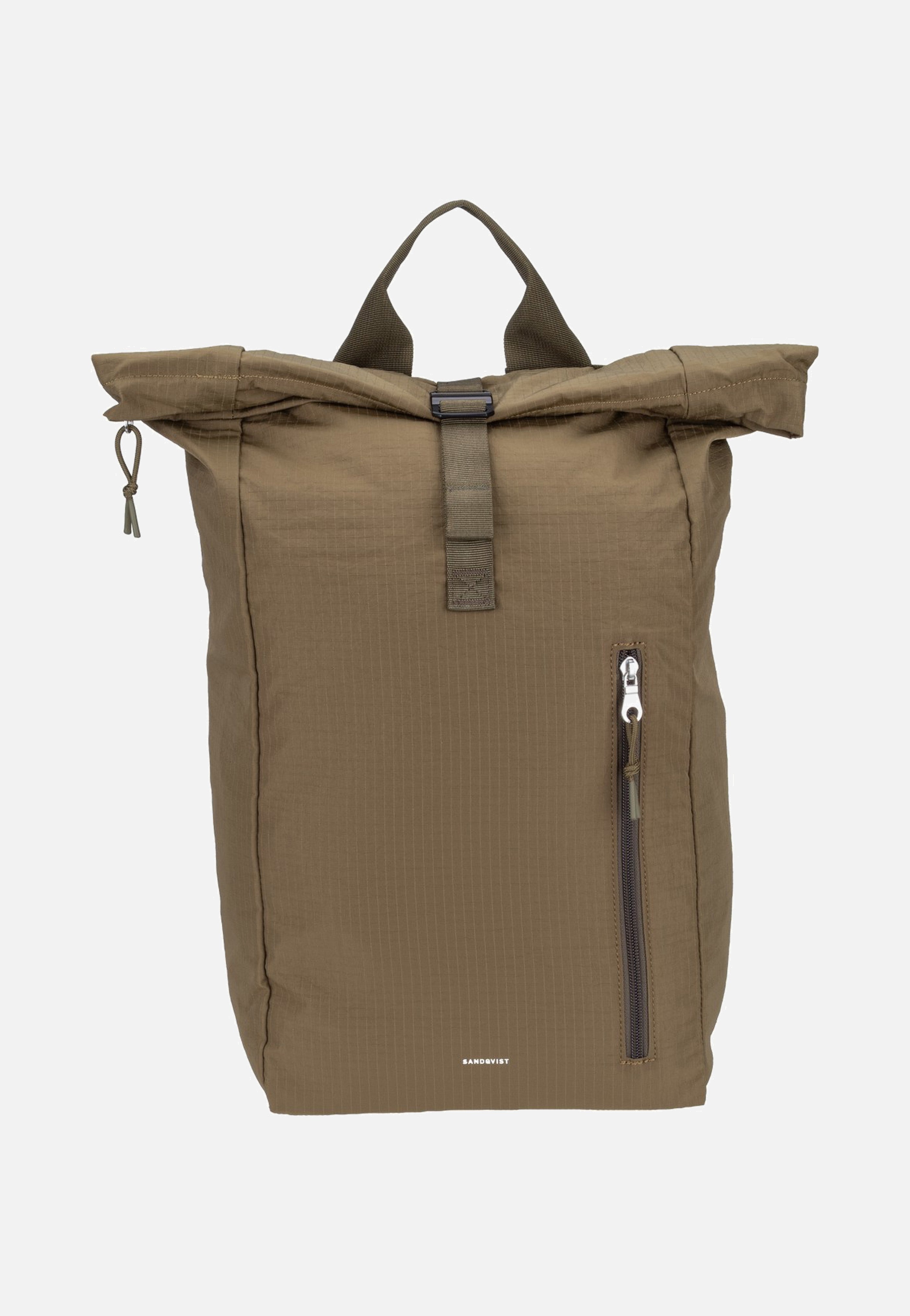 Sandqvist Grid Rolltop 16' Olive Zaino arrotolabile