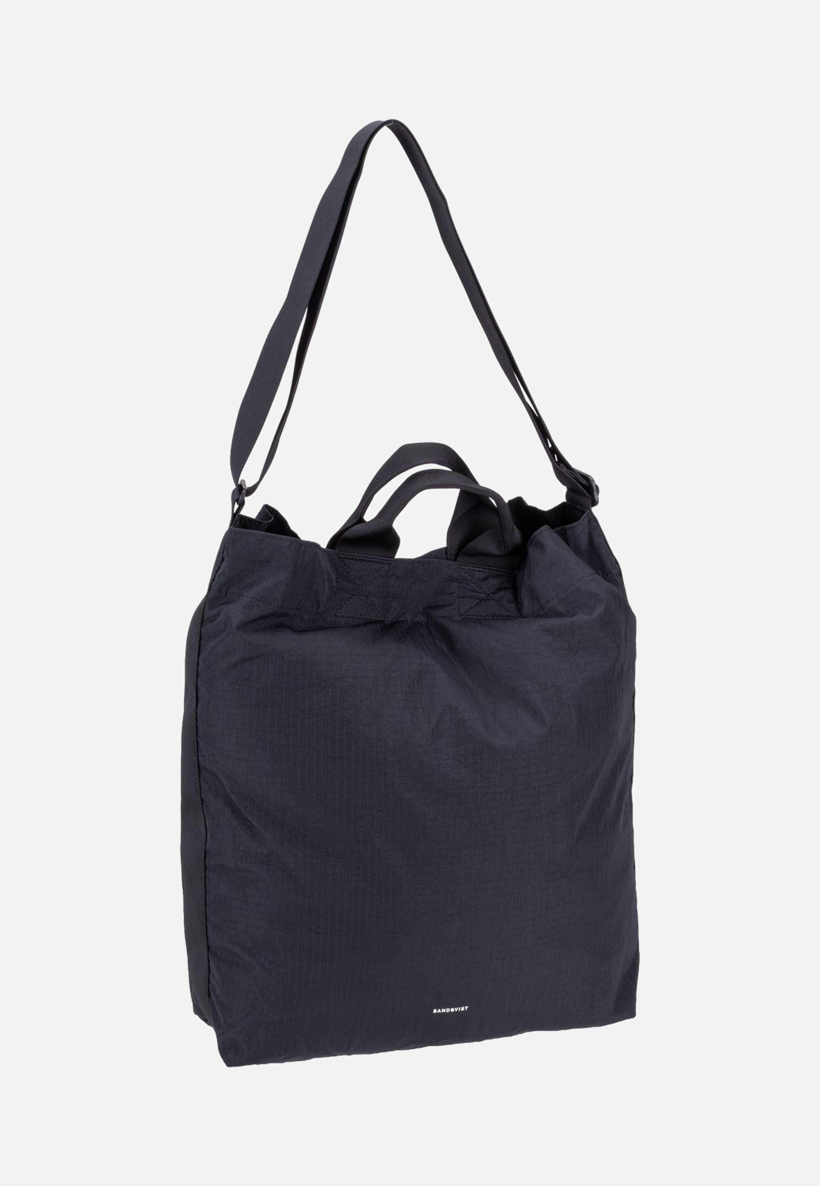 Sandqvist Grid Shoulder 904 Black Bolso Hobo