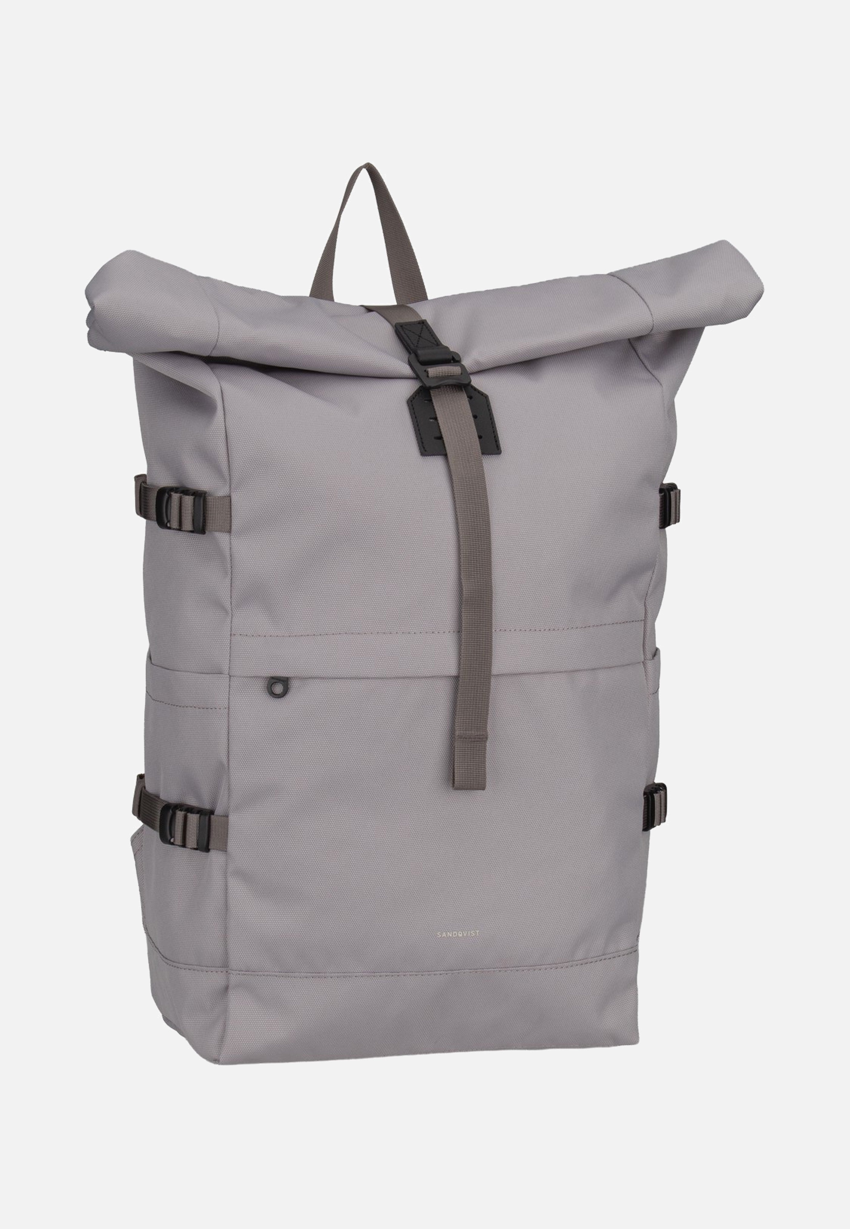 Sandqvist - Icon BP L Light Grey - Rolltop Backpack | Neutral-Image